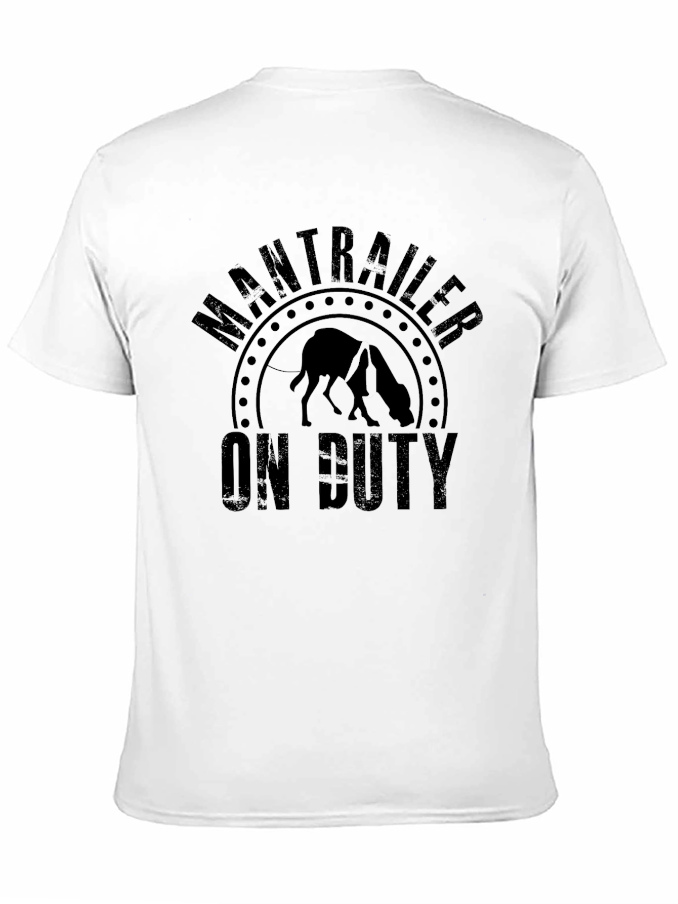 ManTrailer On Duty Black T-Shirt