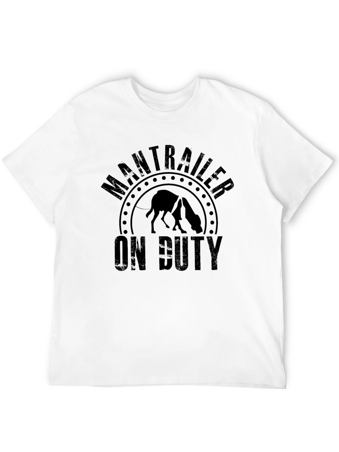 ManTrailer On Duty Black T-Shirt