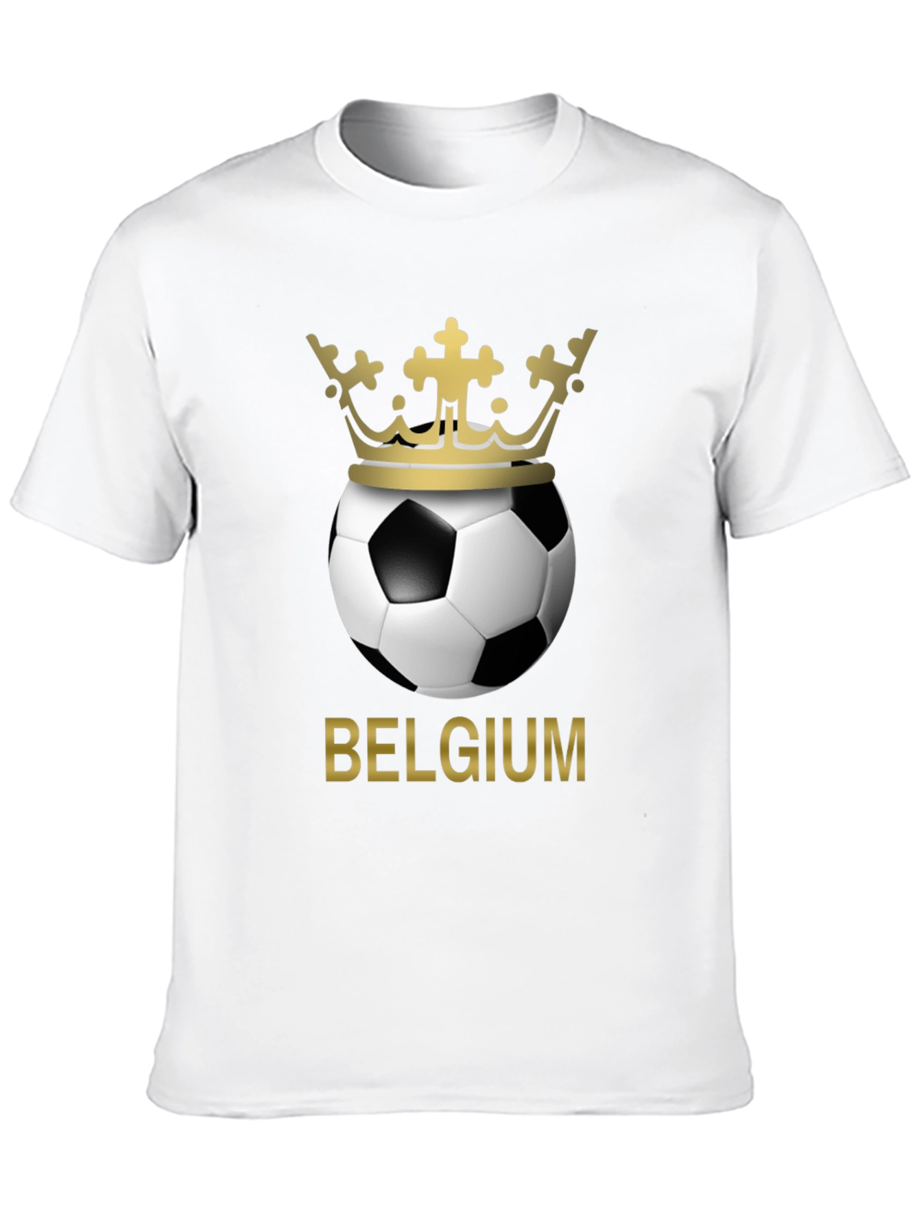 Belgium Soccer Crown Graphic T-Shirt