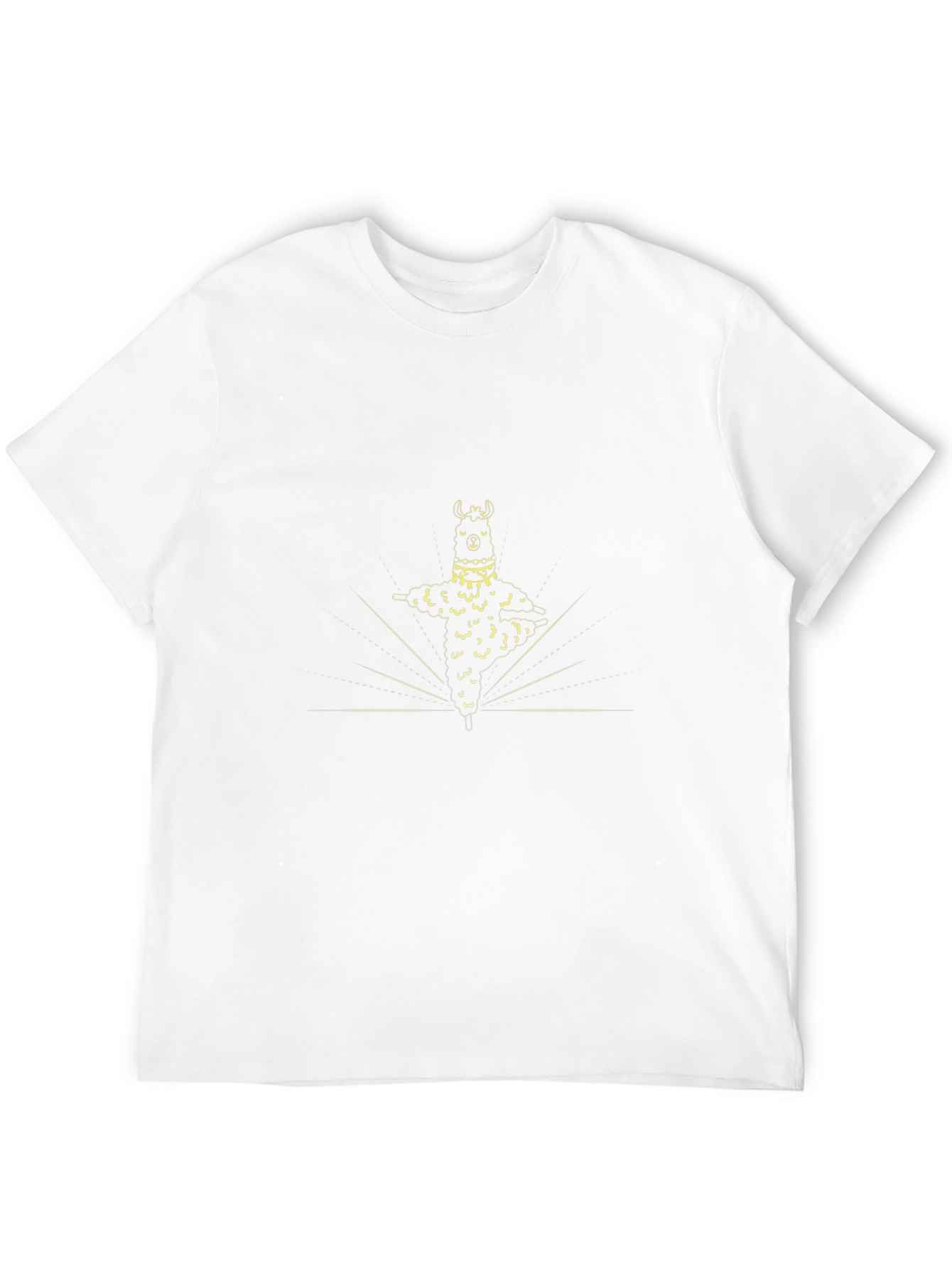 Llama Yoga T-Shirt - Meditating Animal Tee