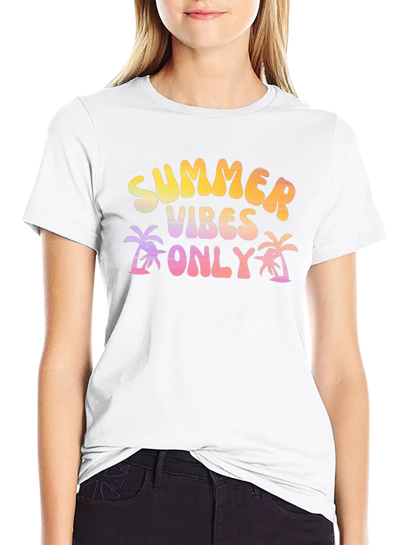 Summer Vibes Only Graphic T-Shirt