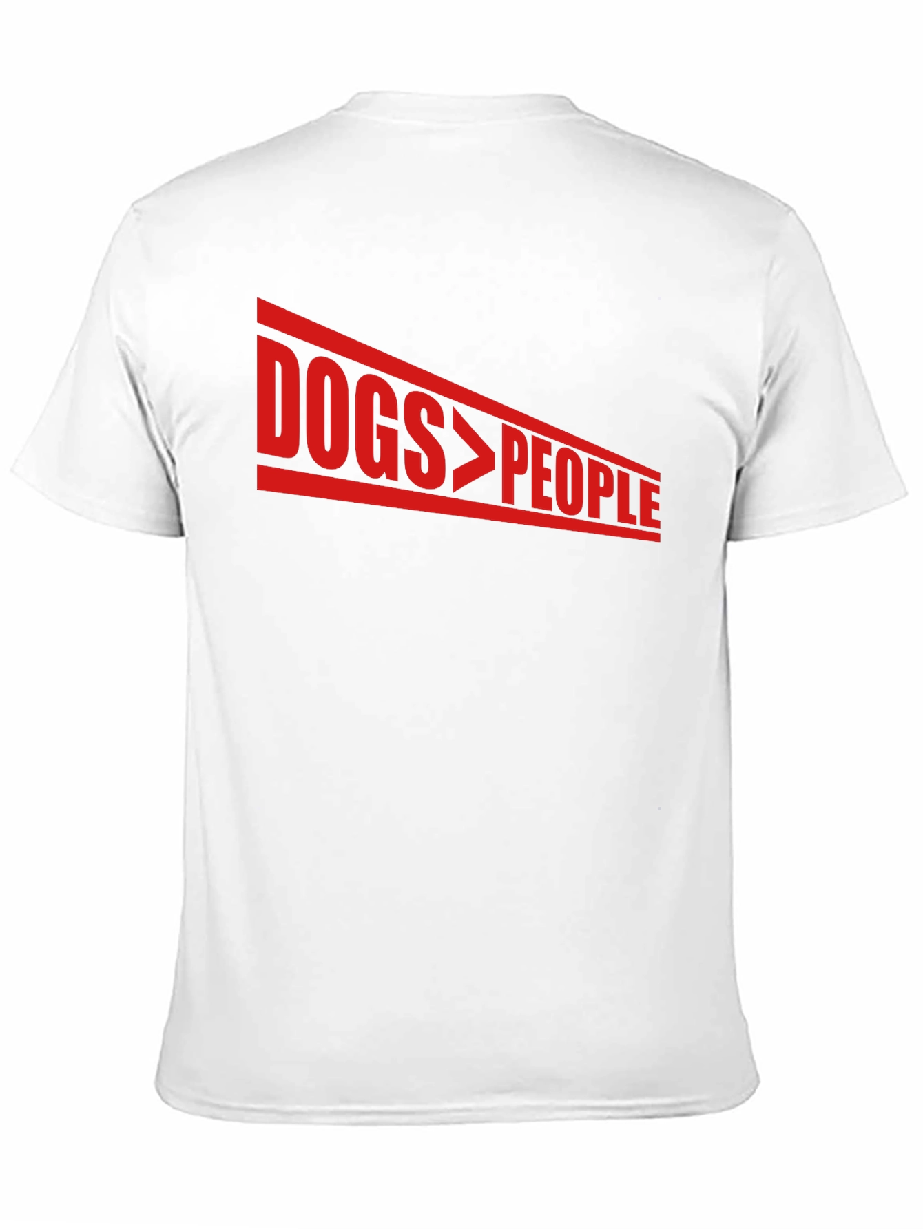 Dogs > People Black Graphic Tee