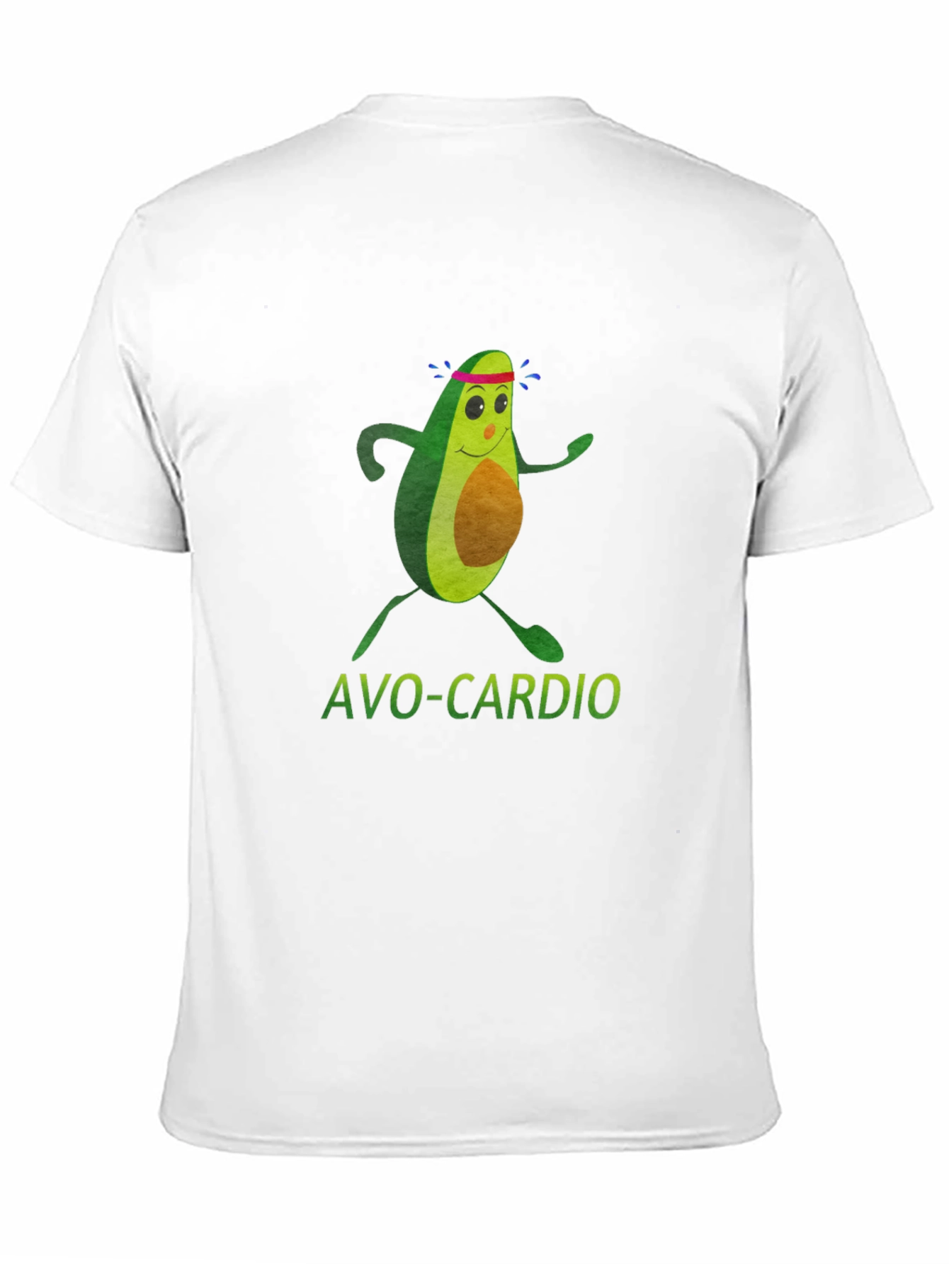Avo-Cardio Graphic T-Shirt - Black Fitness Fun