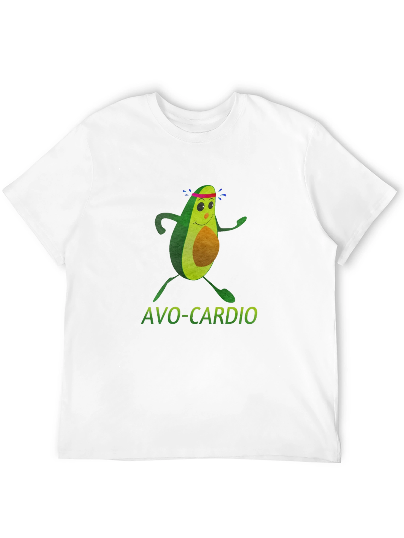 Avo-Cardio Graphic T-Shirt - Black Fitness Fun