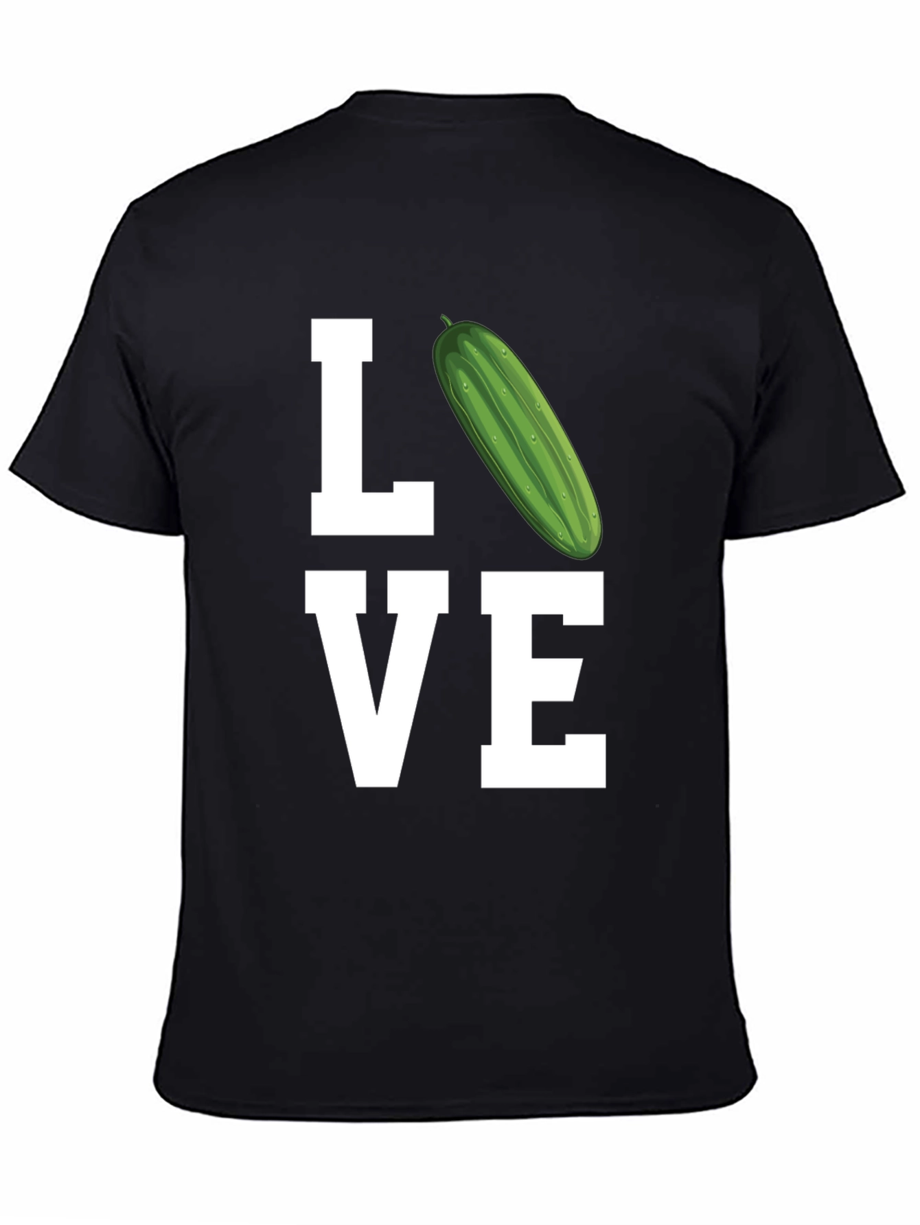 Love Pickle T-Shirt - Black Cotton Tee