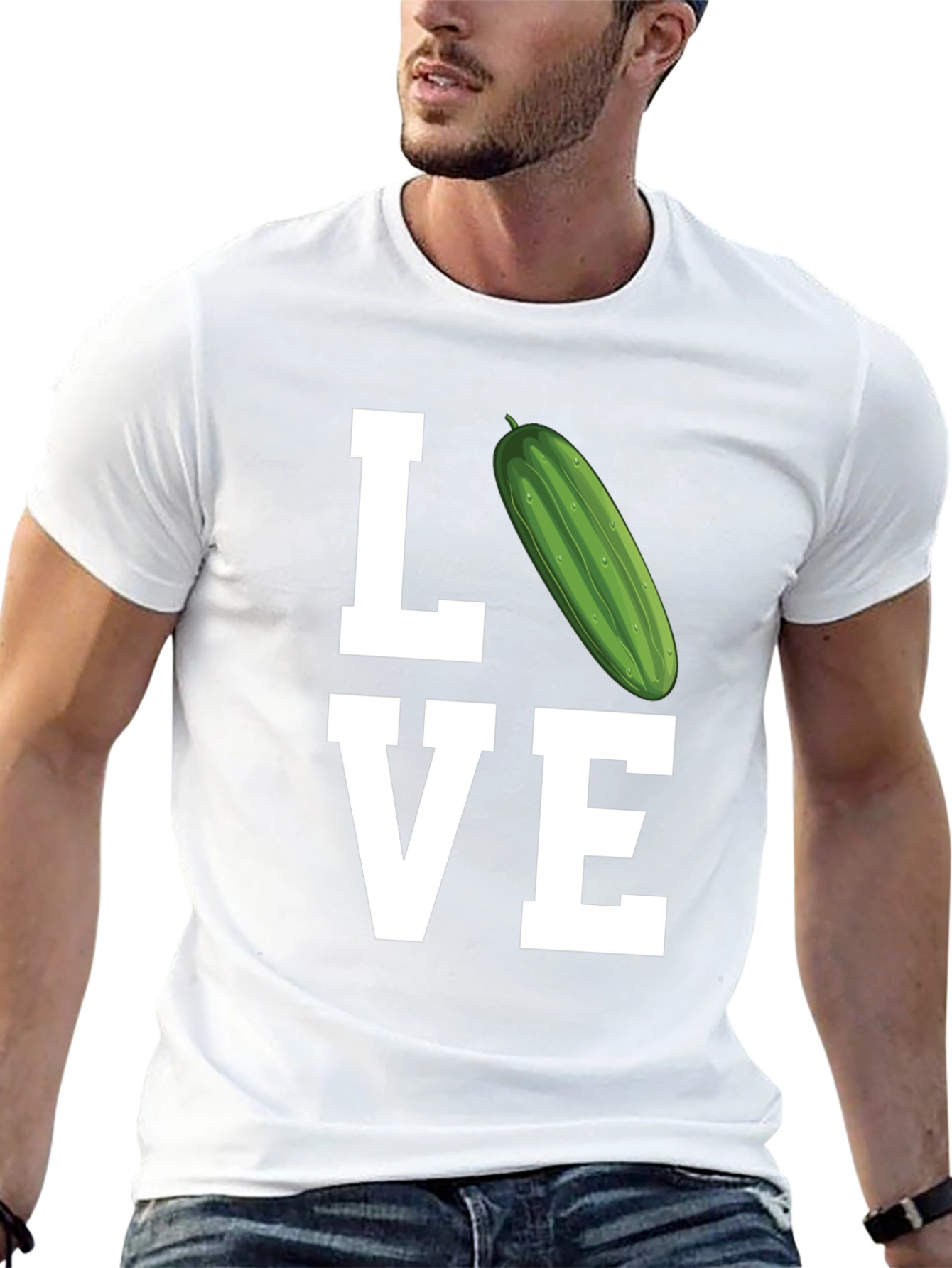 Love Pickle T-Shirt - Black Cotton Tee