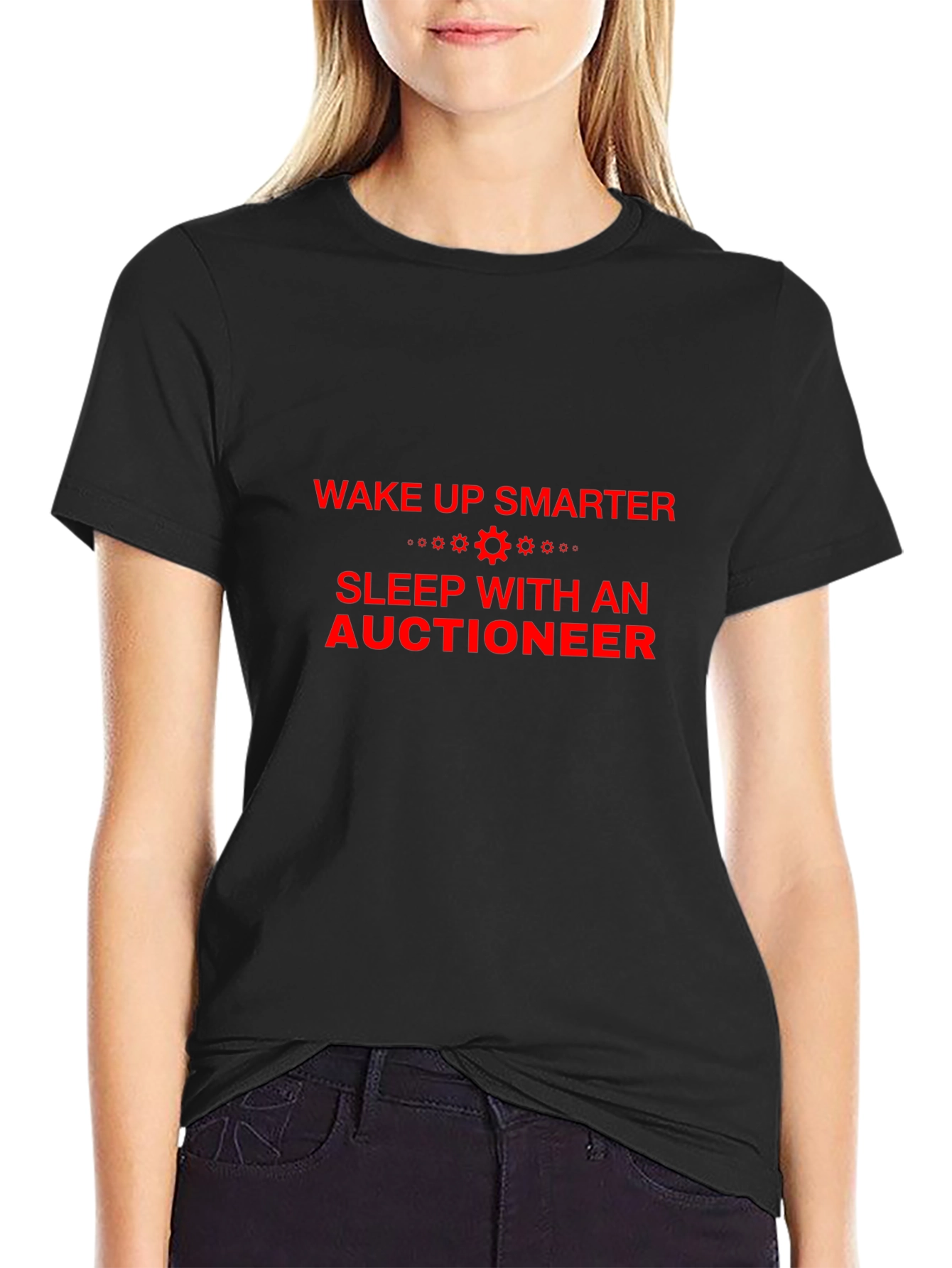 Wake Up Smarter Auctioneer Tee