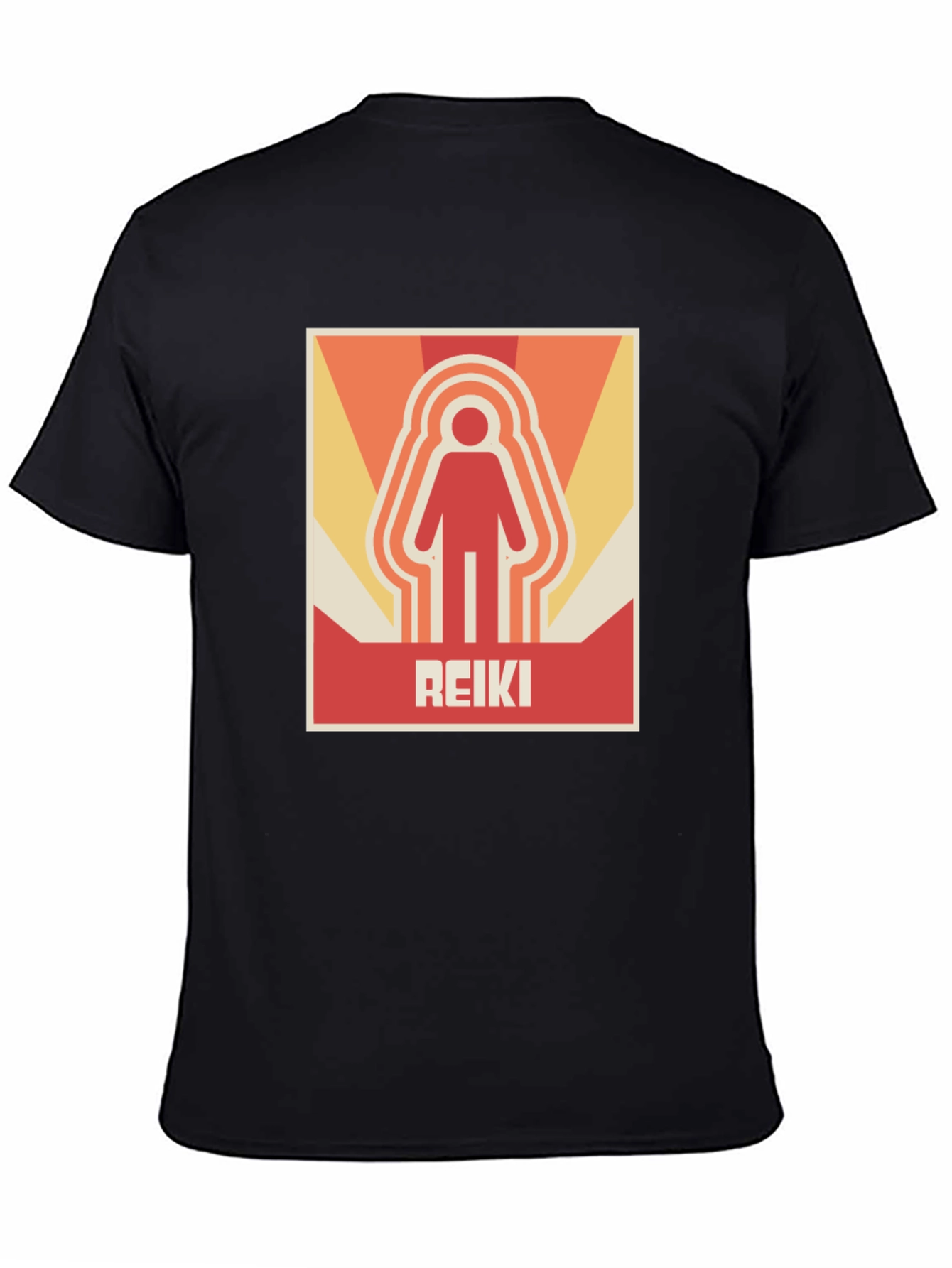 Retro Reiki Symbol T-Shirt - Stylish Spiritual Design