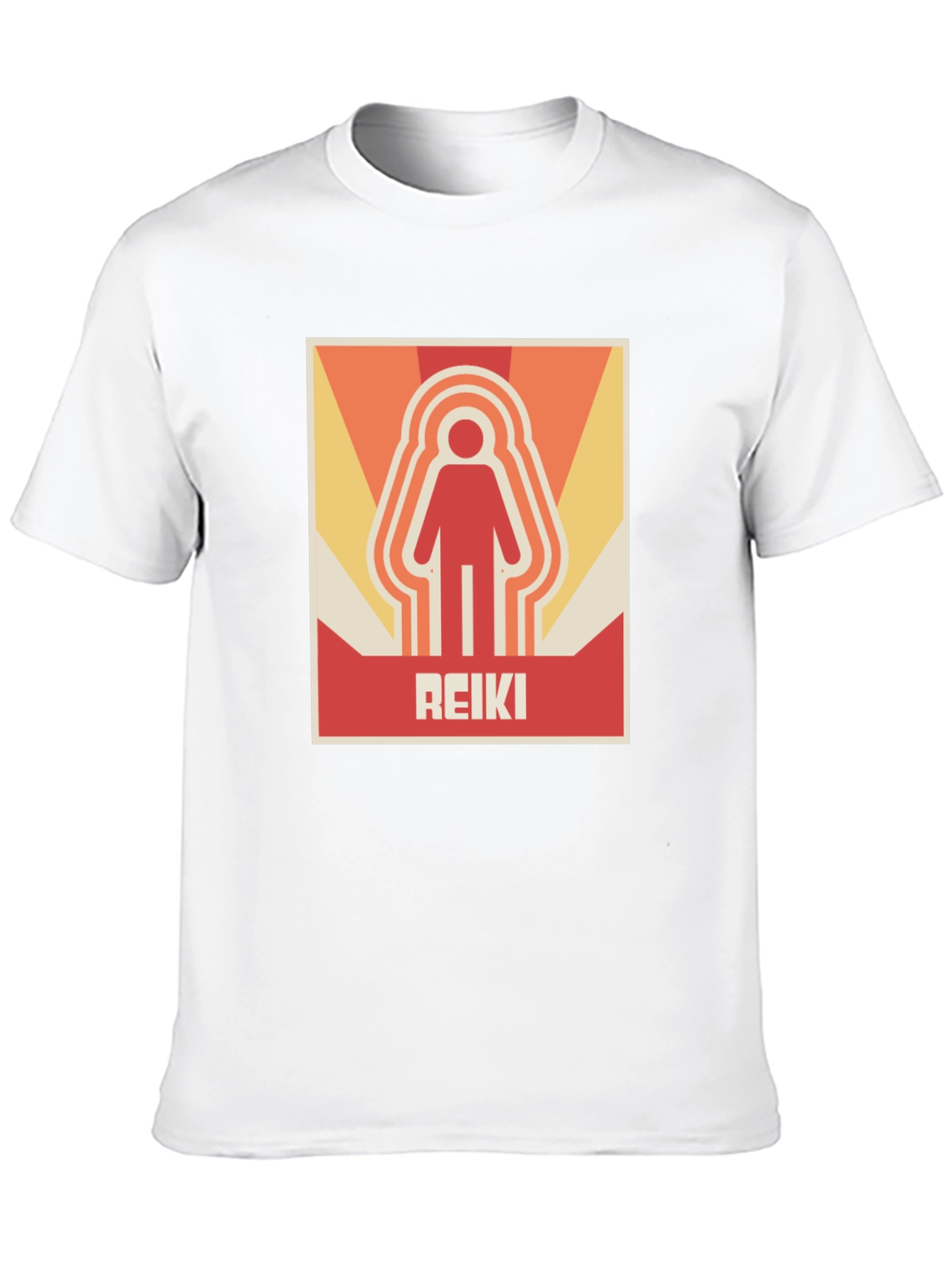 Retro Reiki Symbol T-Shirt - Stylish Spiritual Design
