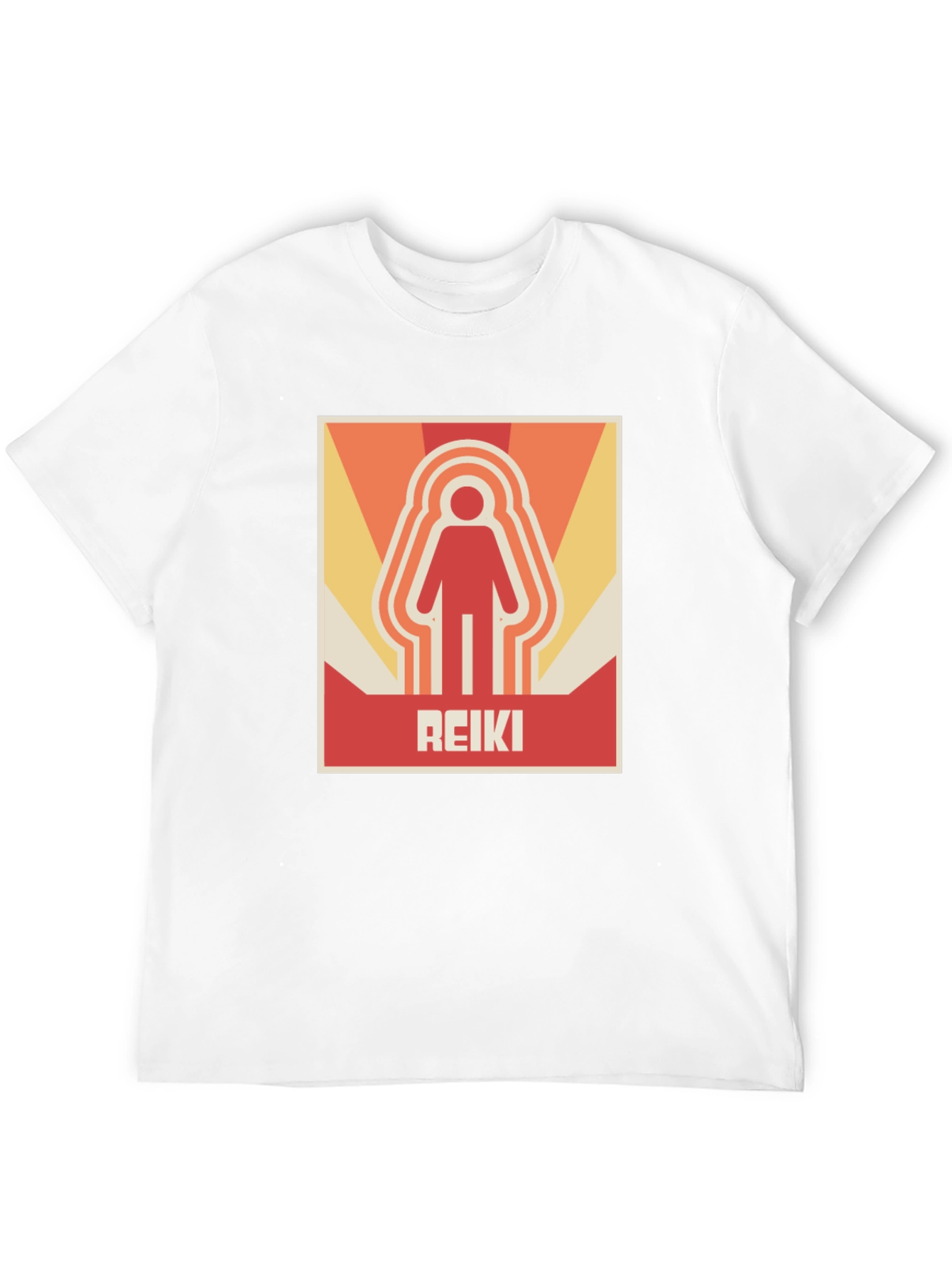 Retro Reiki Symbol T-Shirt - Stylish Spiritual Design