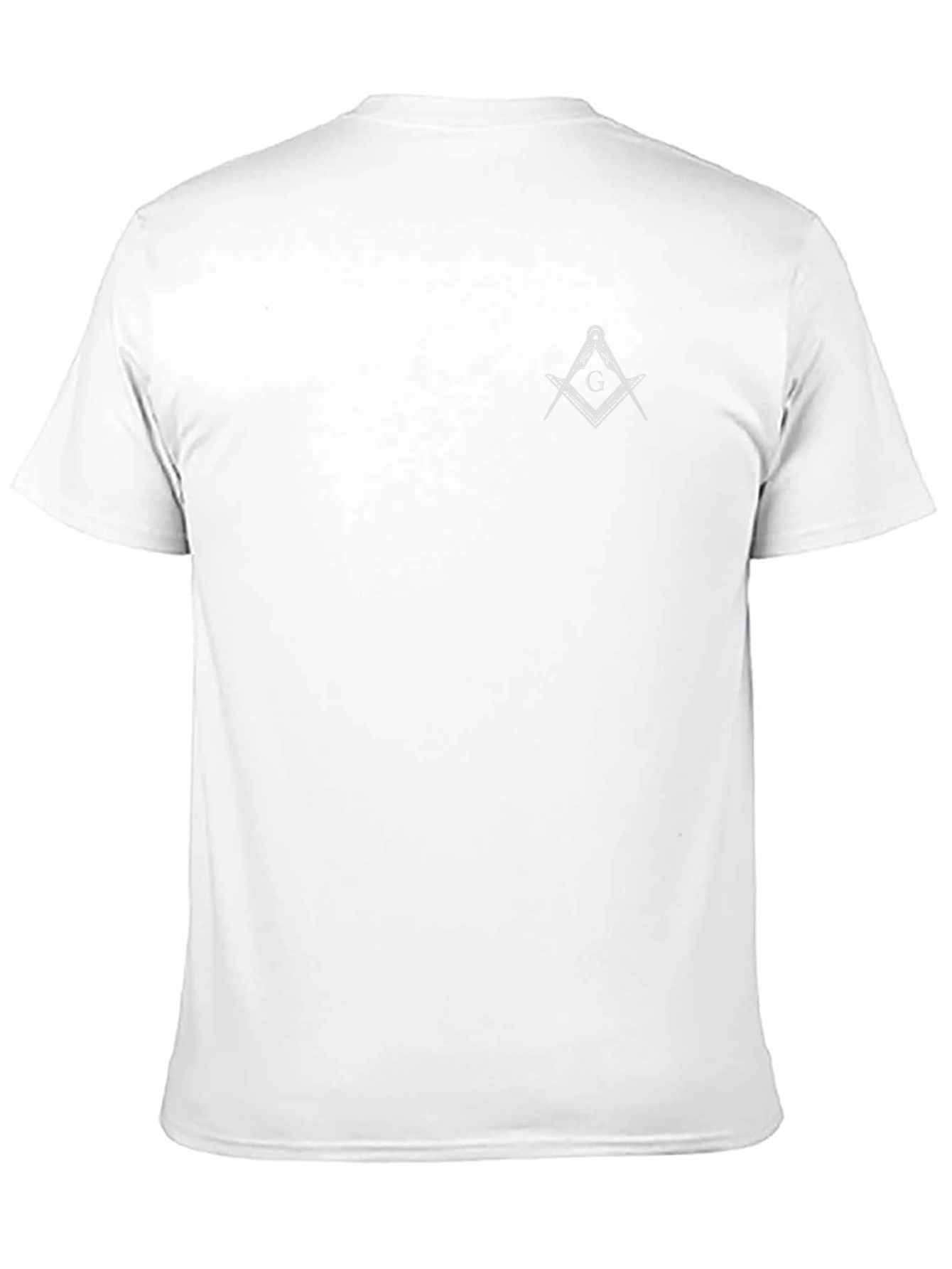 Black Masonic Compass & Square T-Shirt