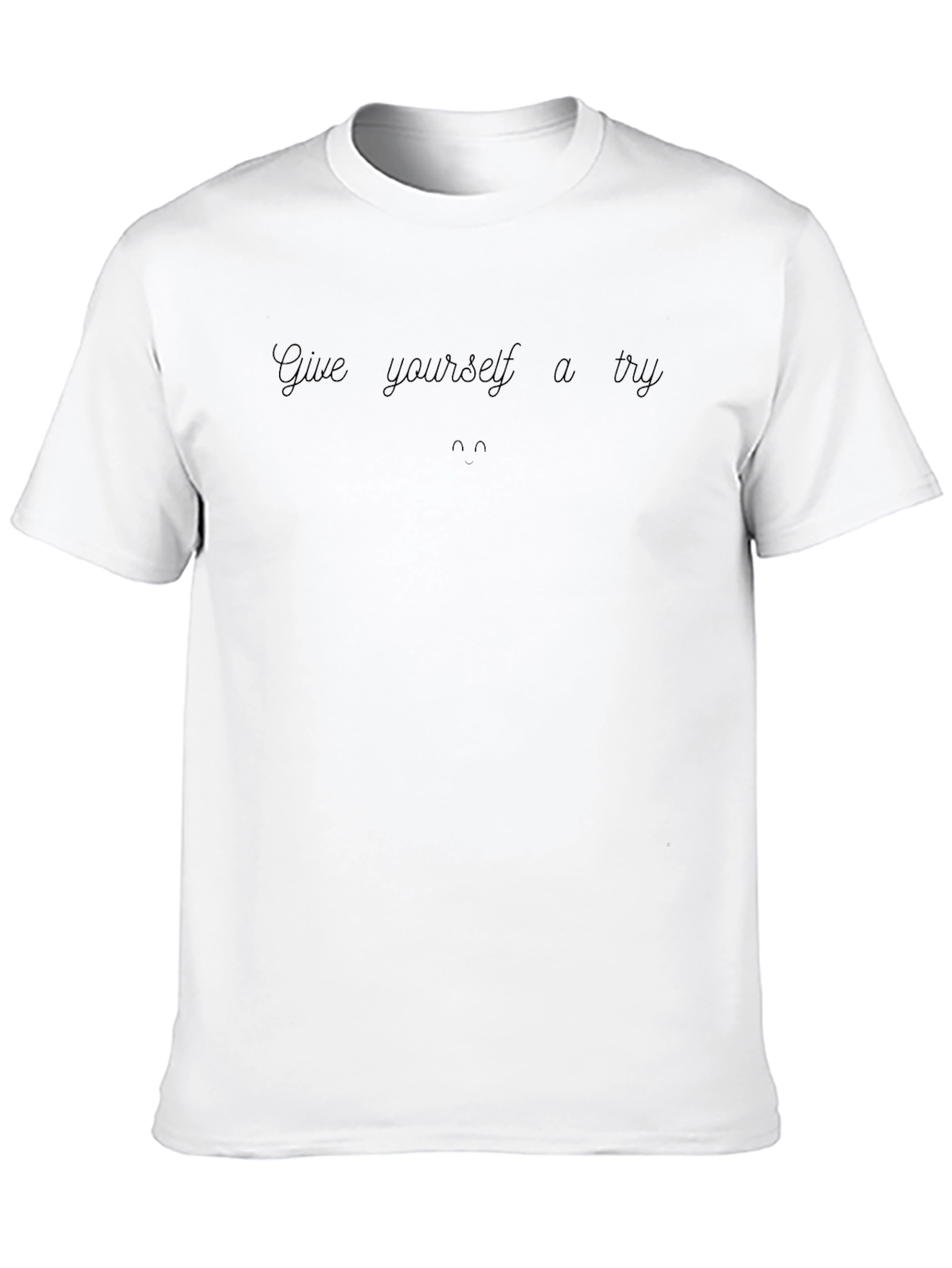 Give Yourself a Try Black T-Shirt