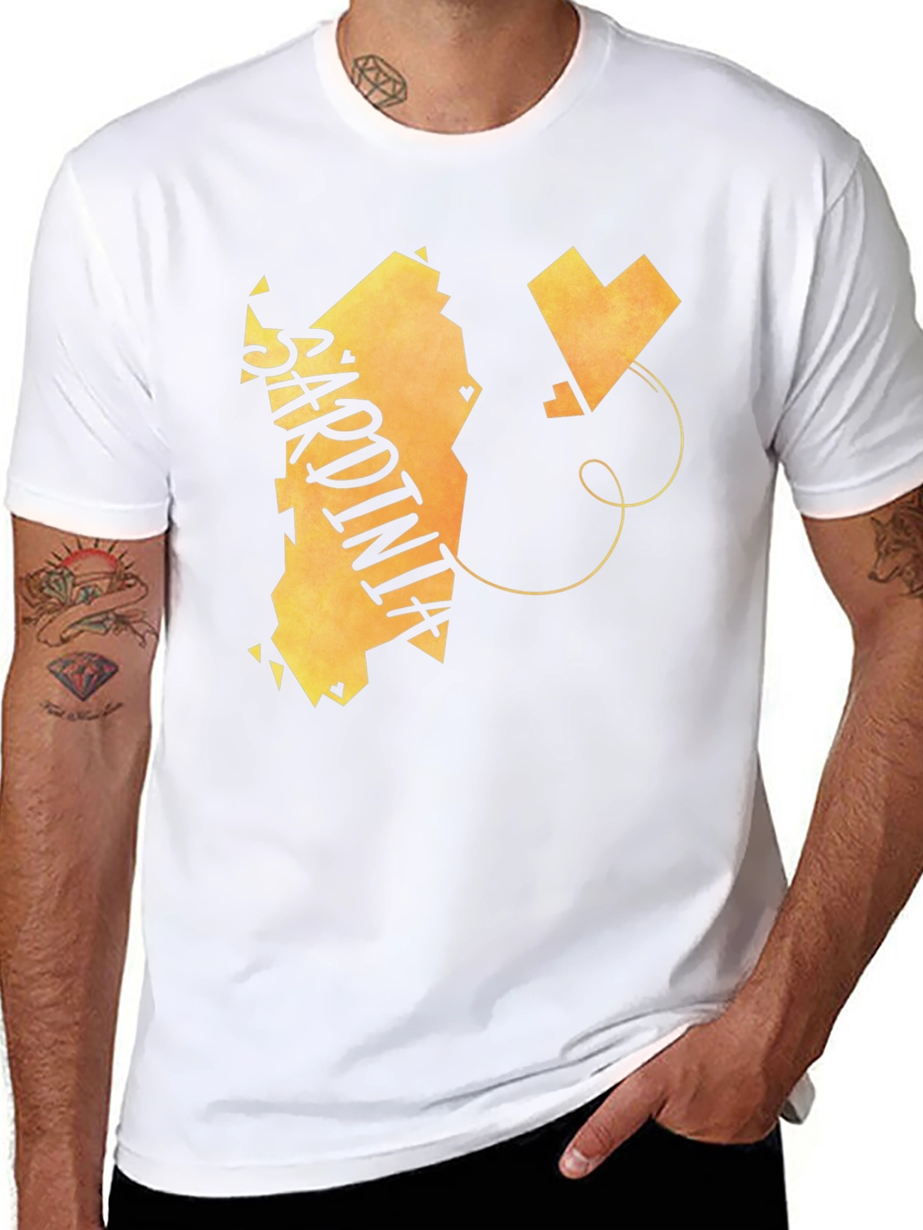 Sardinia Italy Heart T-Shirt