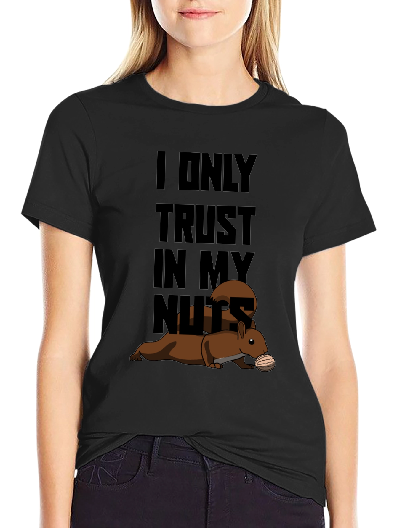 Trust My Nuts T-Shirt - Funny Squirrel Tee