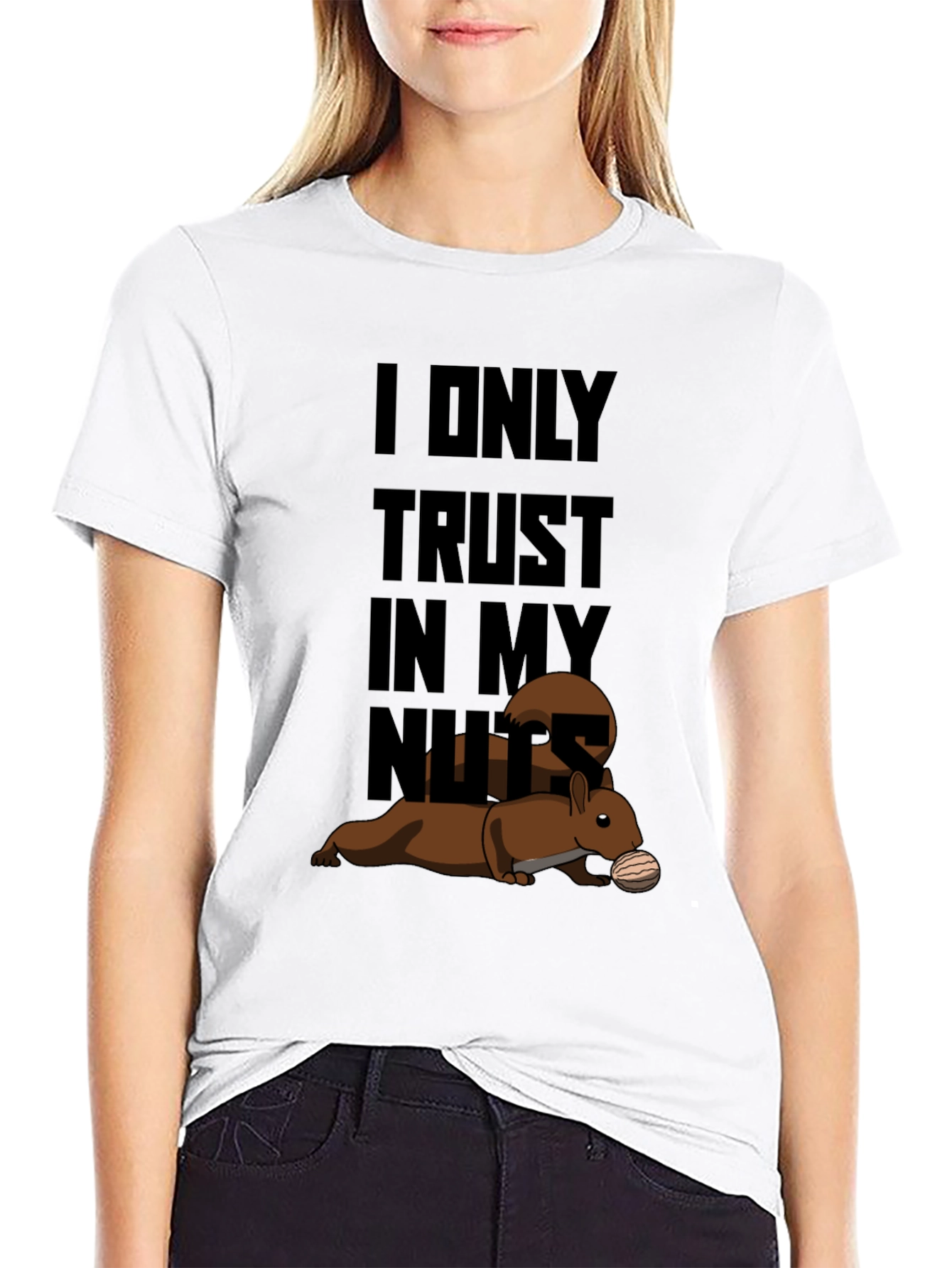 Trust My Nuts T-Shirt - Funny Squirrel Tee