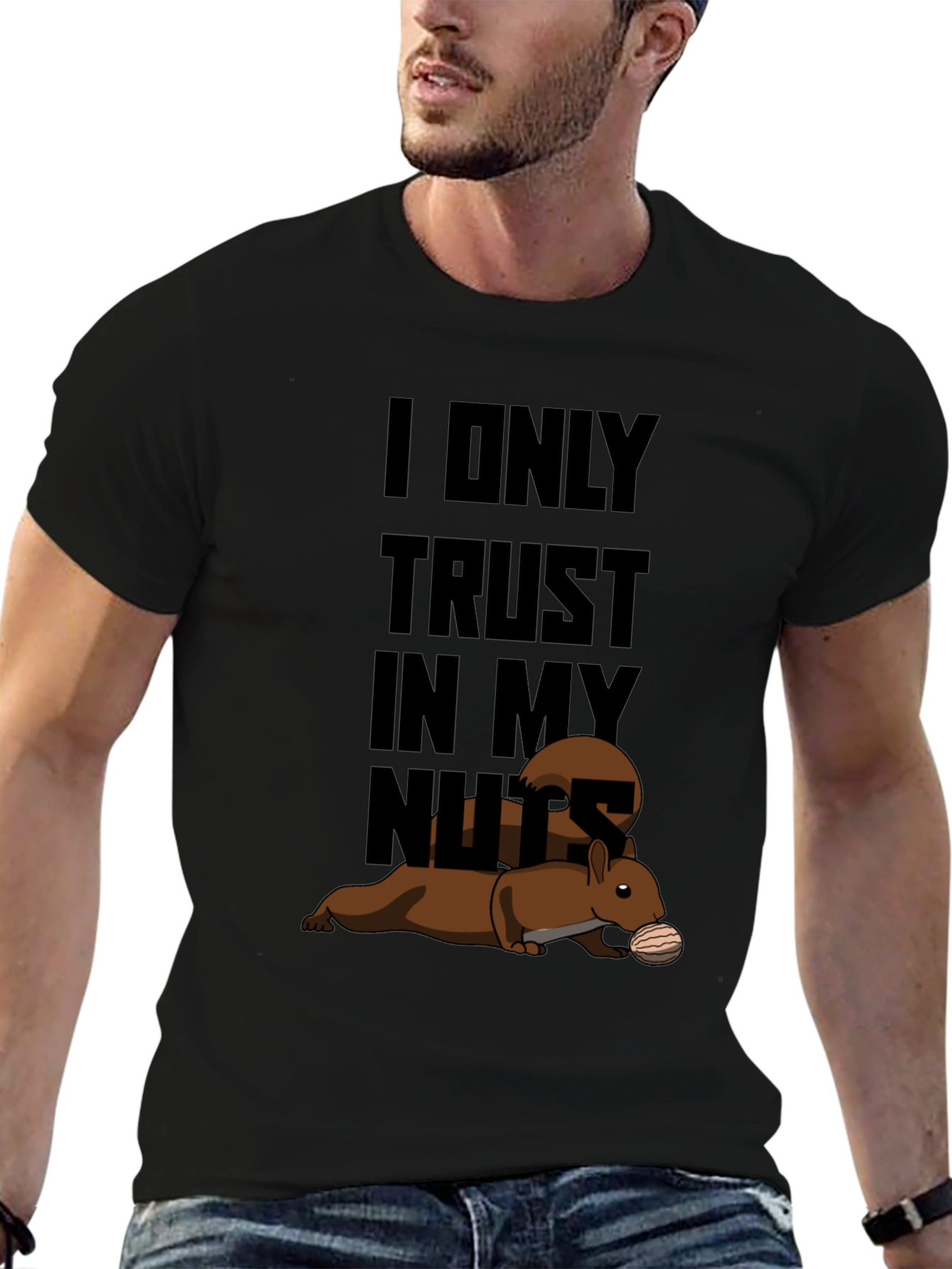 Trust My Nuts T-Shirt - Funny Squirrel Tee