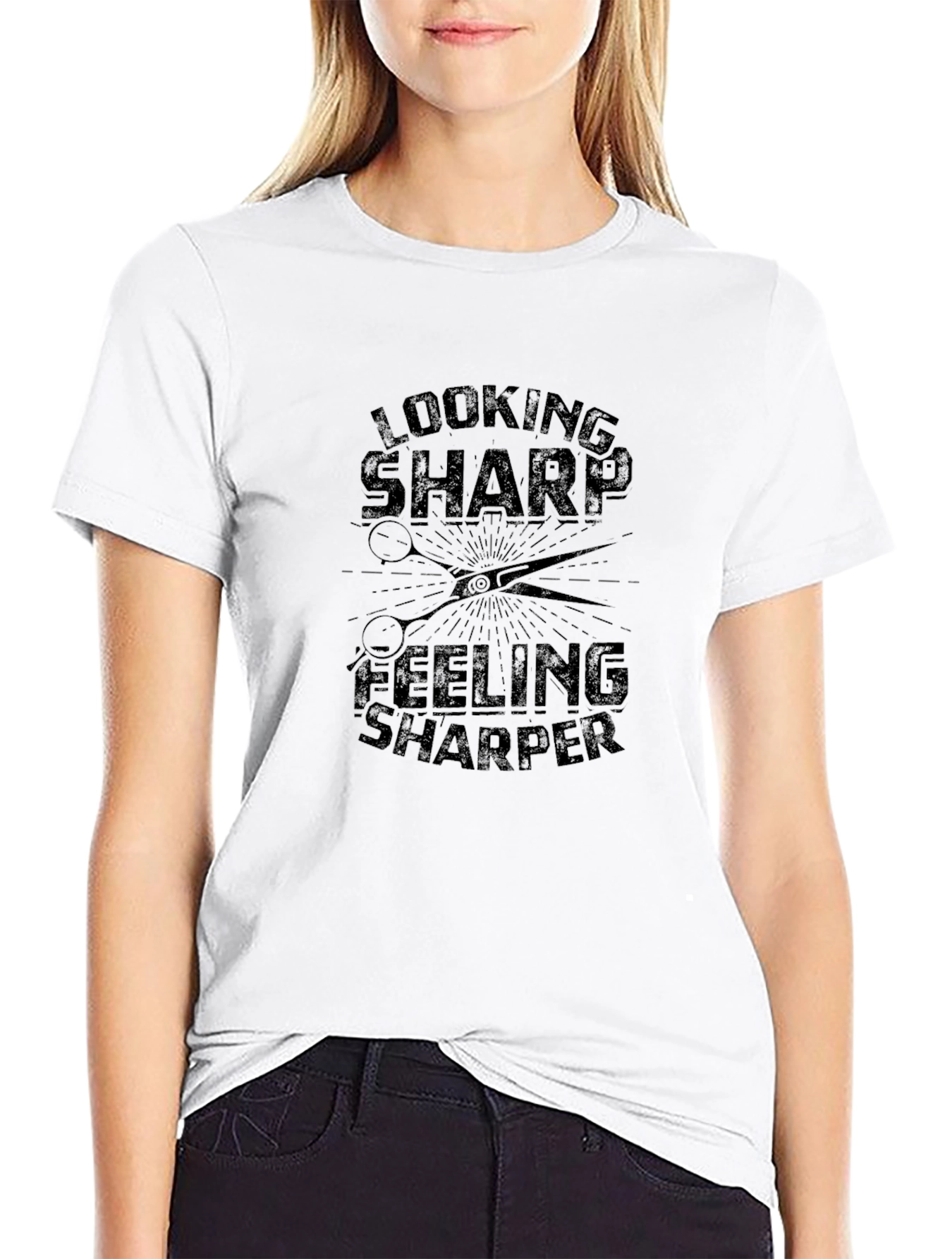 Looking Sharp Barber T-Shirt