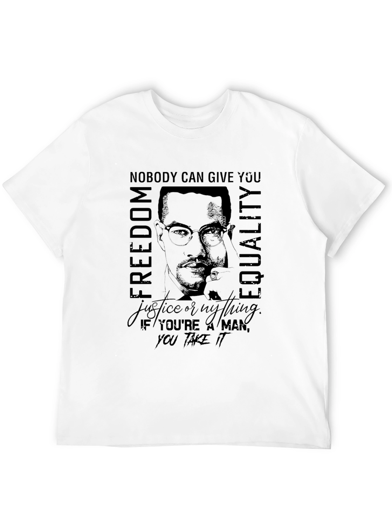 Malcolm X Freedom Equality T-Shirt