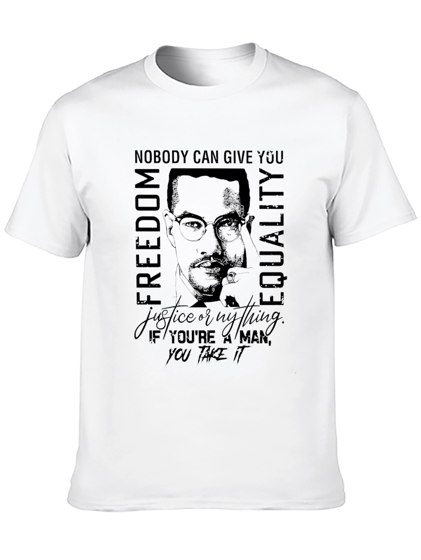 Malcolm X Freedom Equality T-Shirt