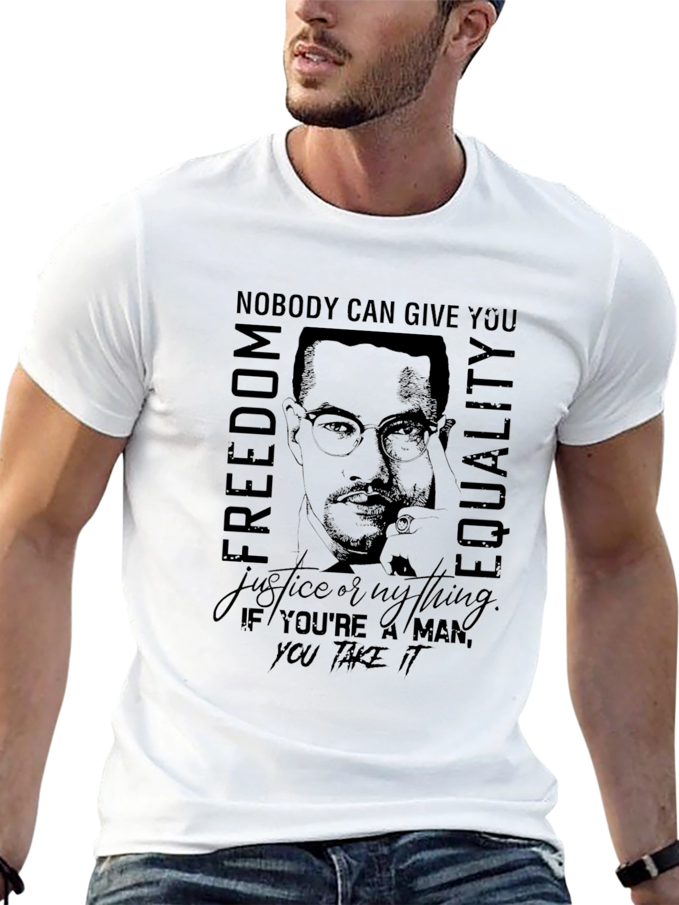Malcolm X Freedom Equality T-Shirt