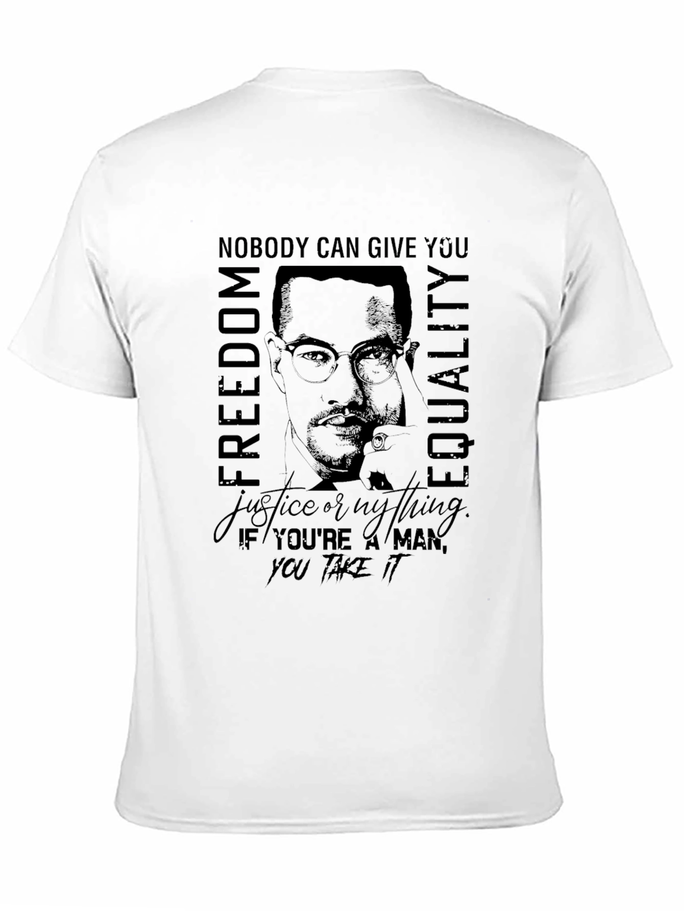Malcolm X Freedom Equality T-Shirt