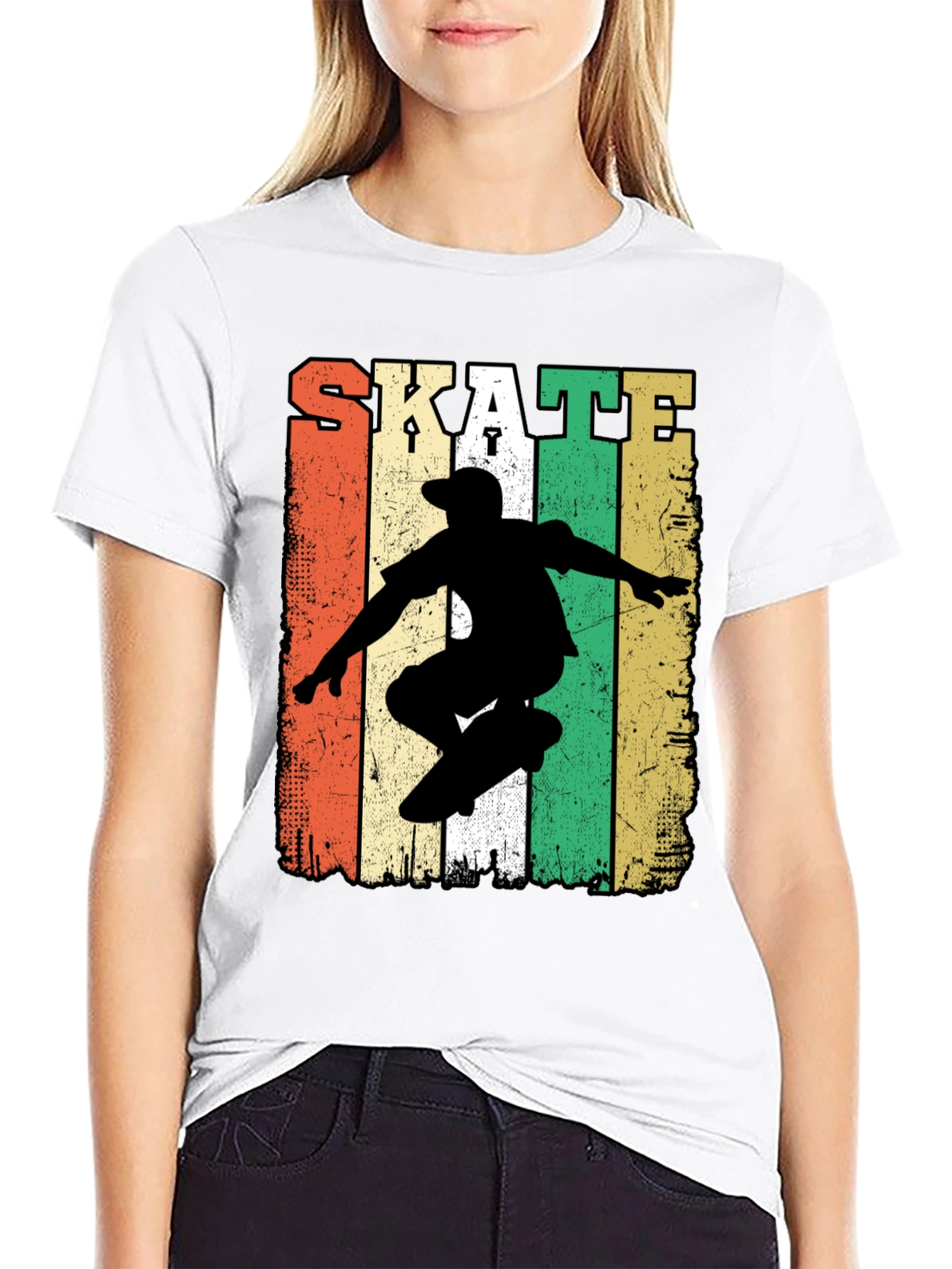 Retro Skateboarding T-Shirt