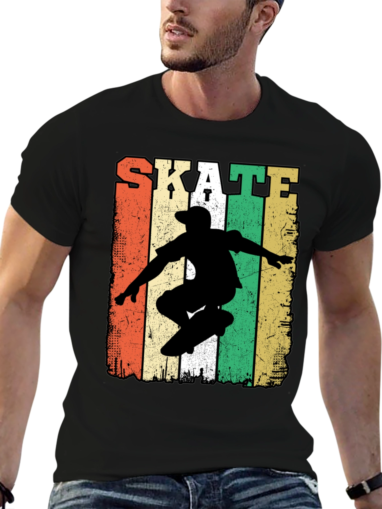 Retro Skateboarding T-Shirt