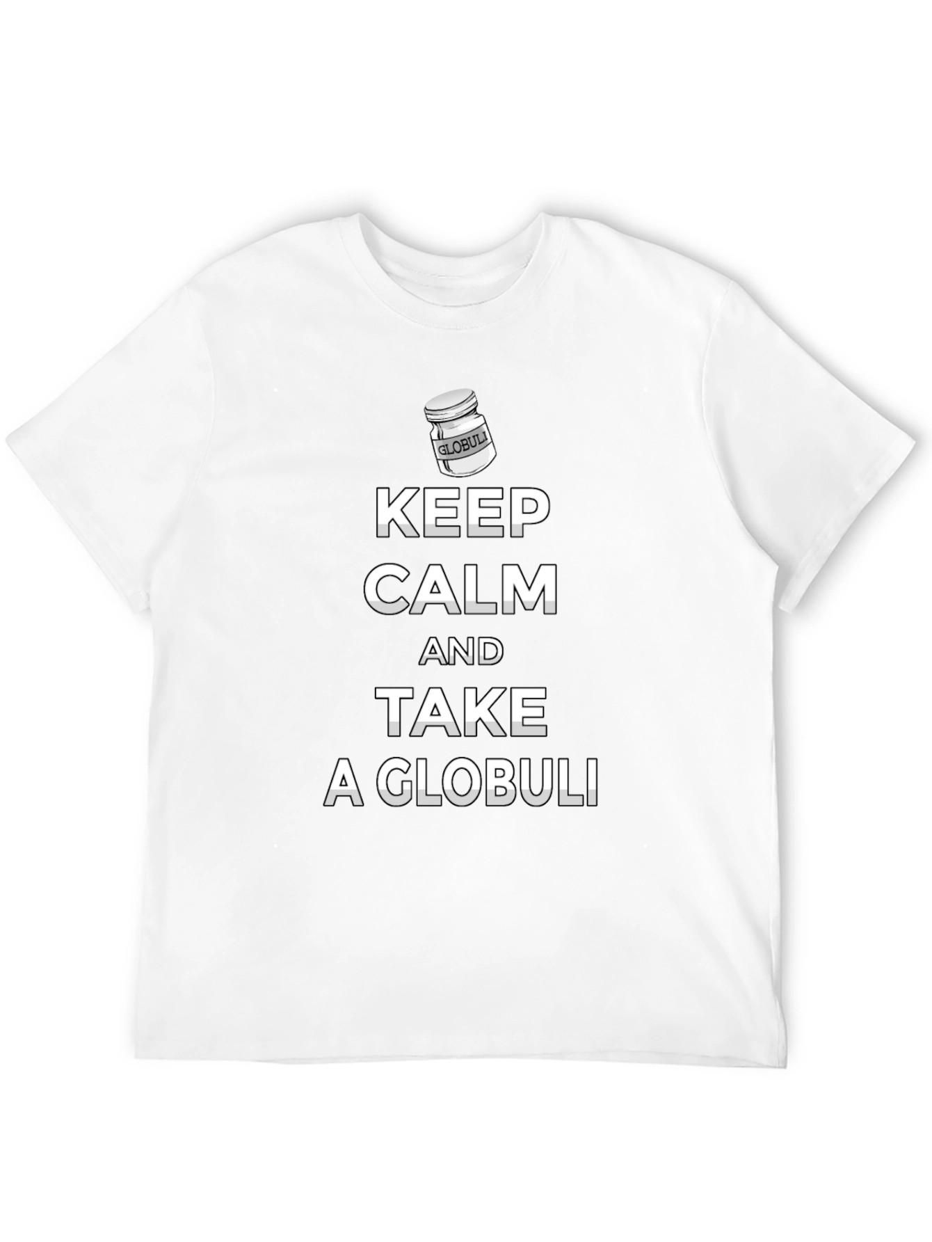Keep Calm & Take A Globuli Black T-Shirt