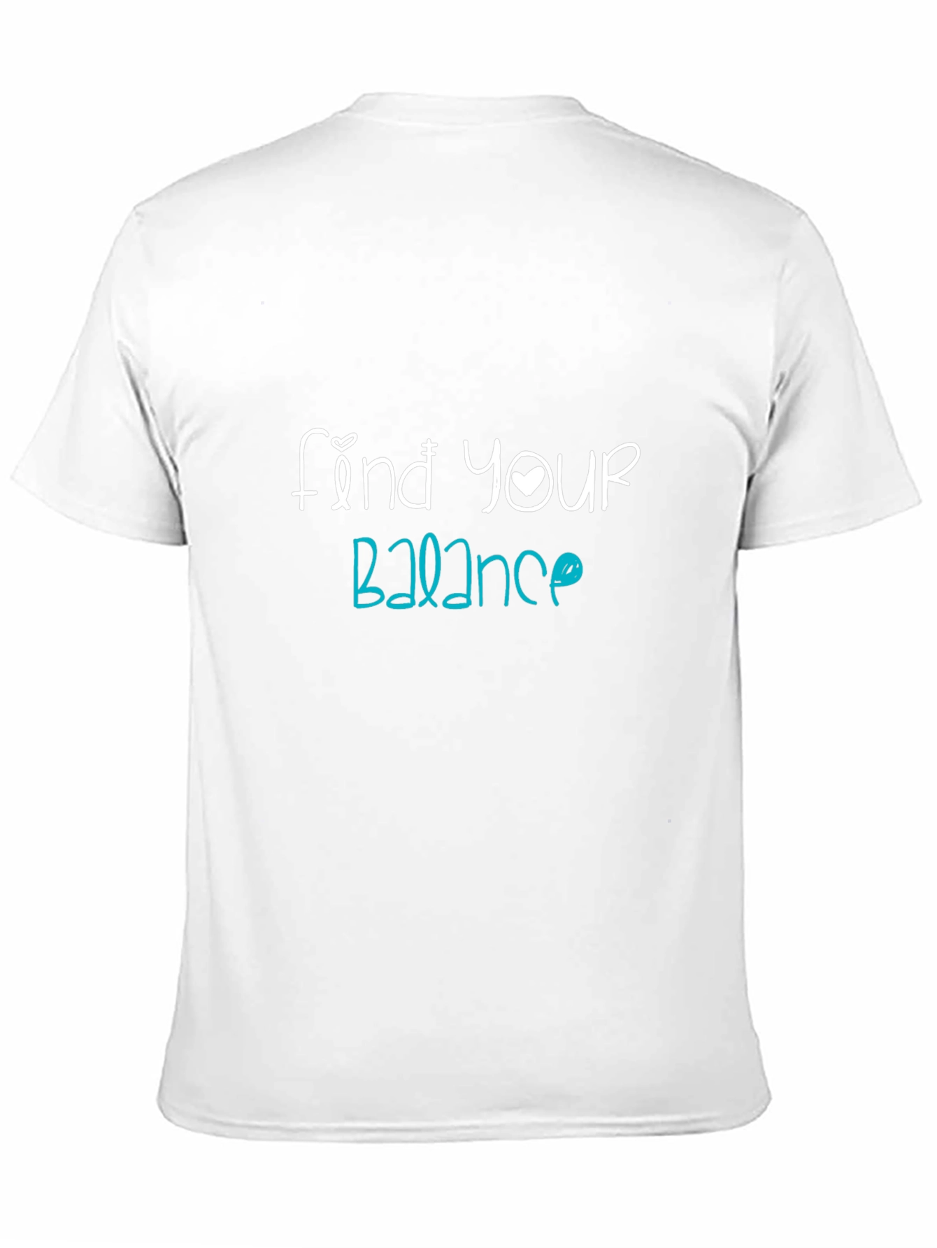 Find Your Balance Graphic Tee - Black Cotton Blend