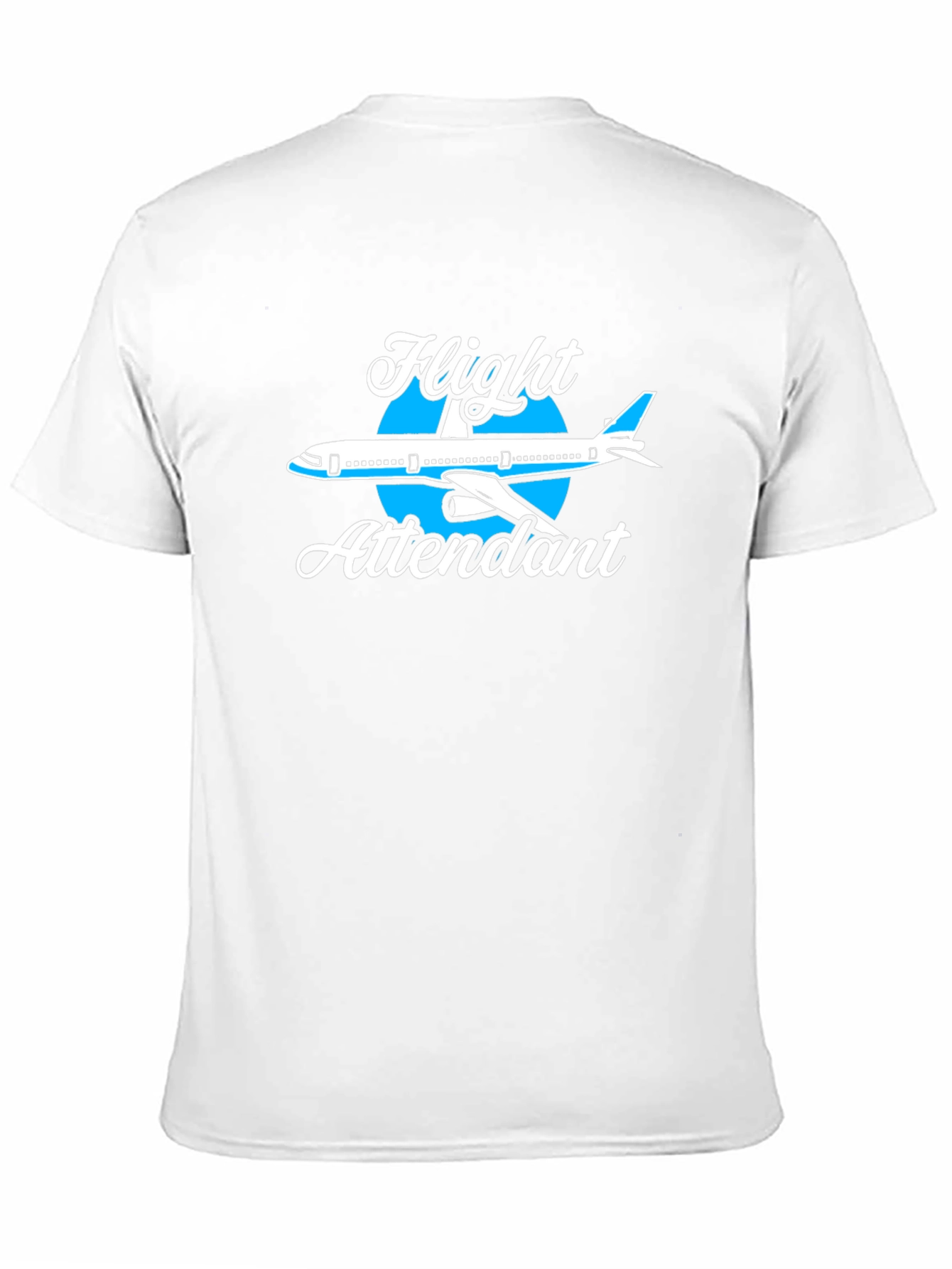 Flight Attendant Airplane Graphic Tee Shirt