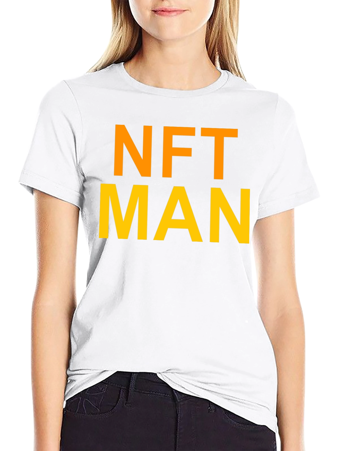 NFT MAN Graphic T-Shirt - Black Cotton Tee