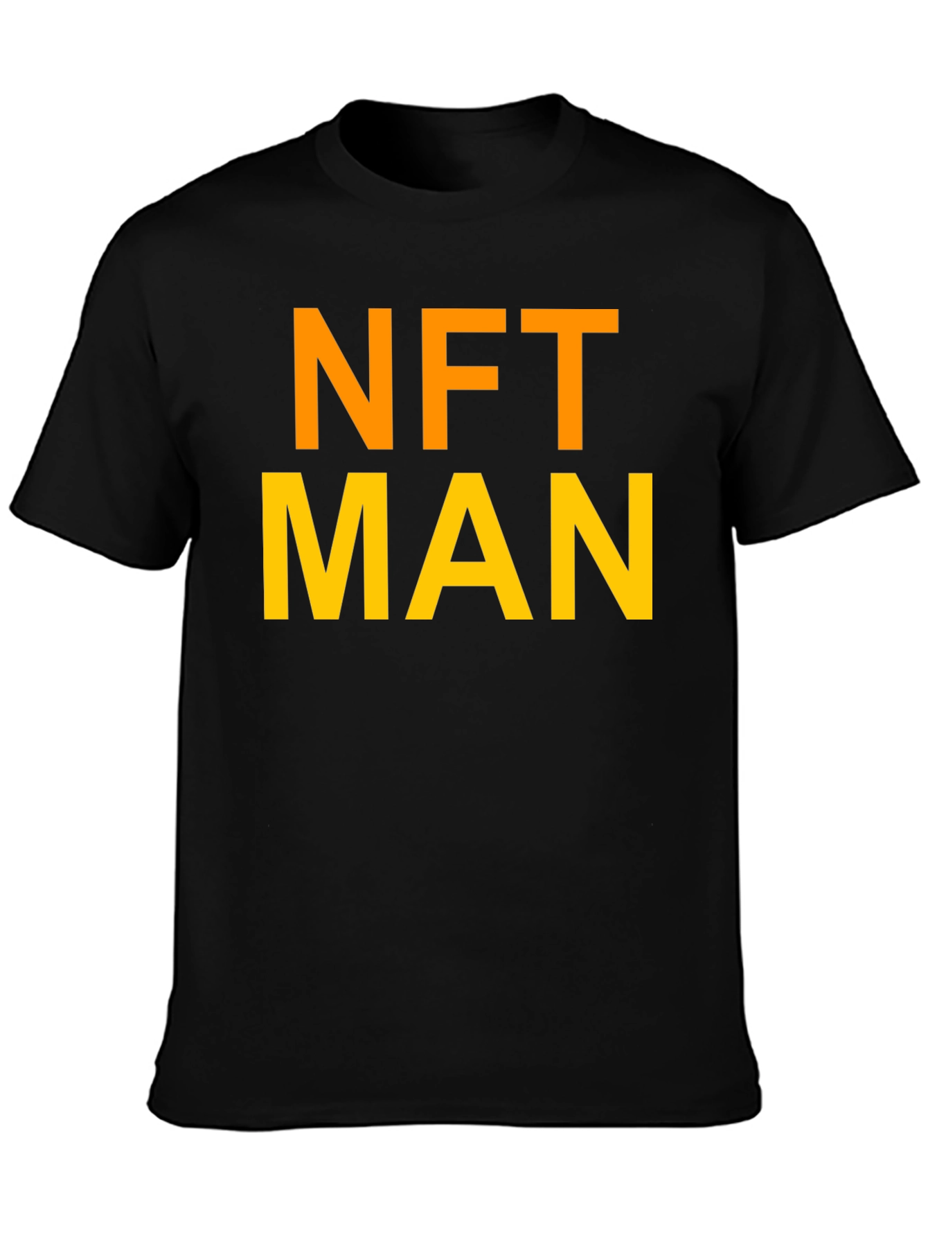 NFT MAN Graphic T-Shirt - Black Cotton Tee