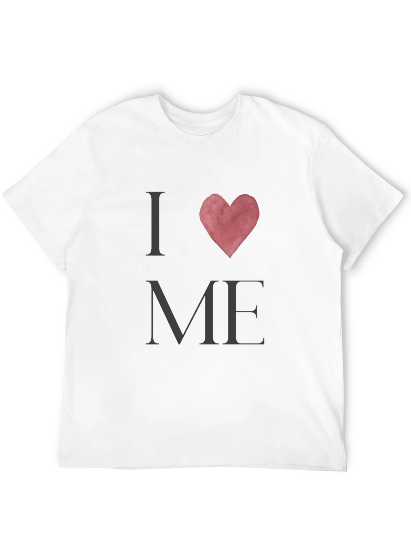 I Heart Me Graphic Tee - Black