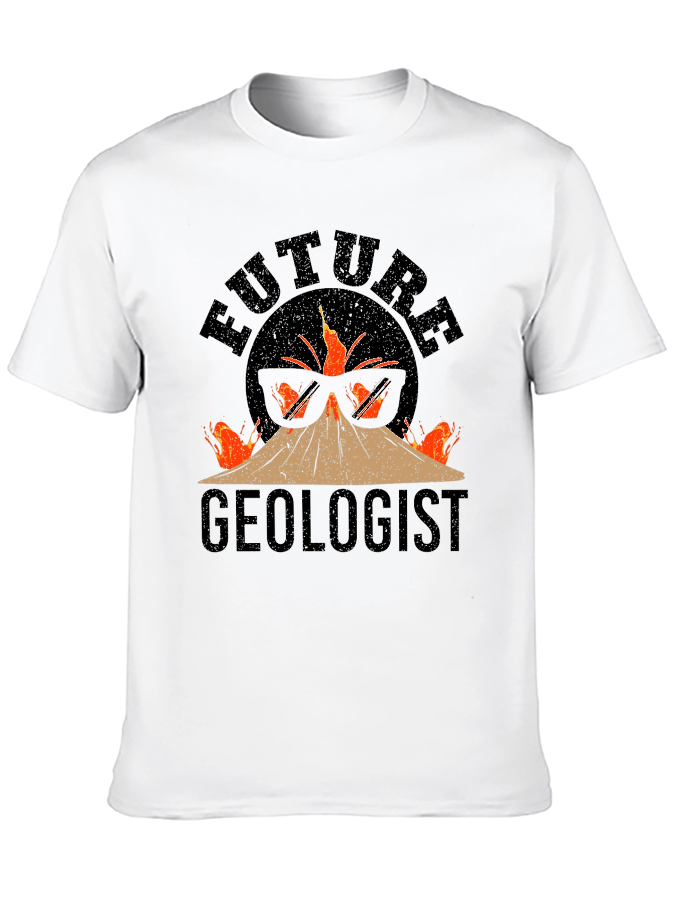Future Geologist Volcano Graphic Tee