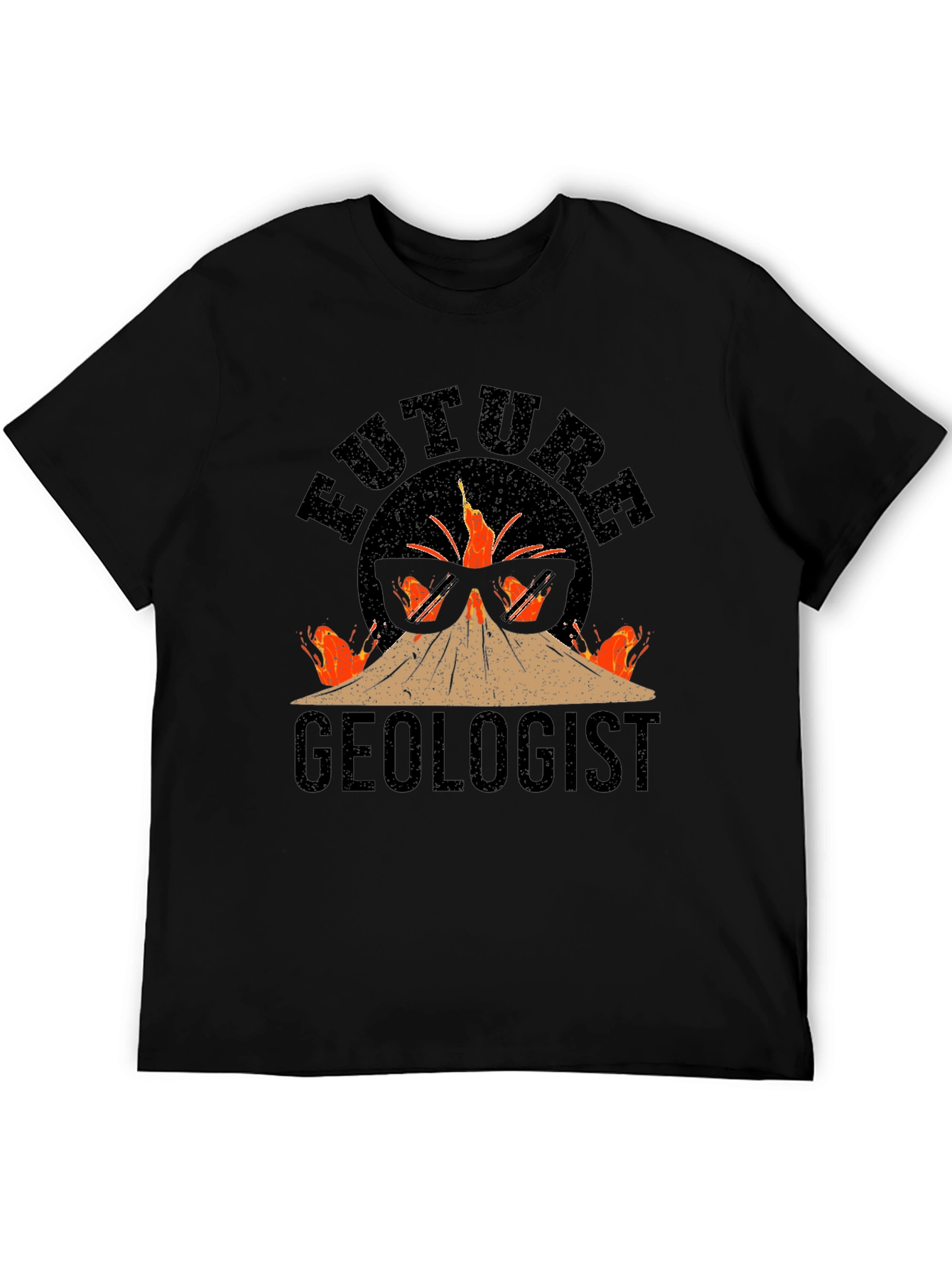 Future Geologist Volcano Graphic Tee