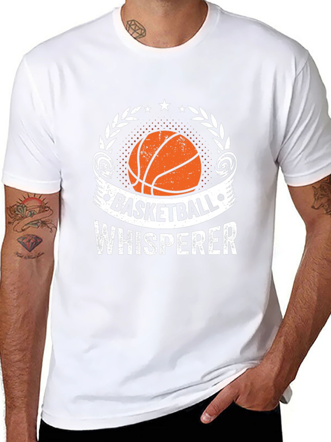 Basketball Whisperer Graphic Tee - Black T-Shirt