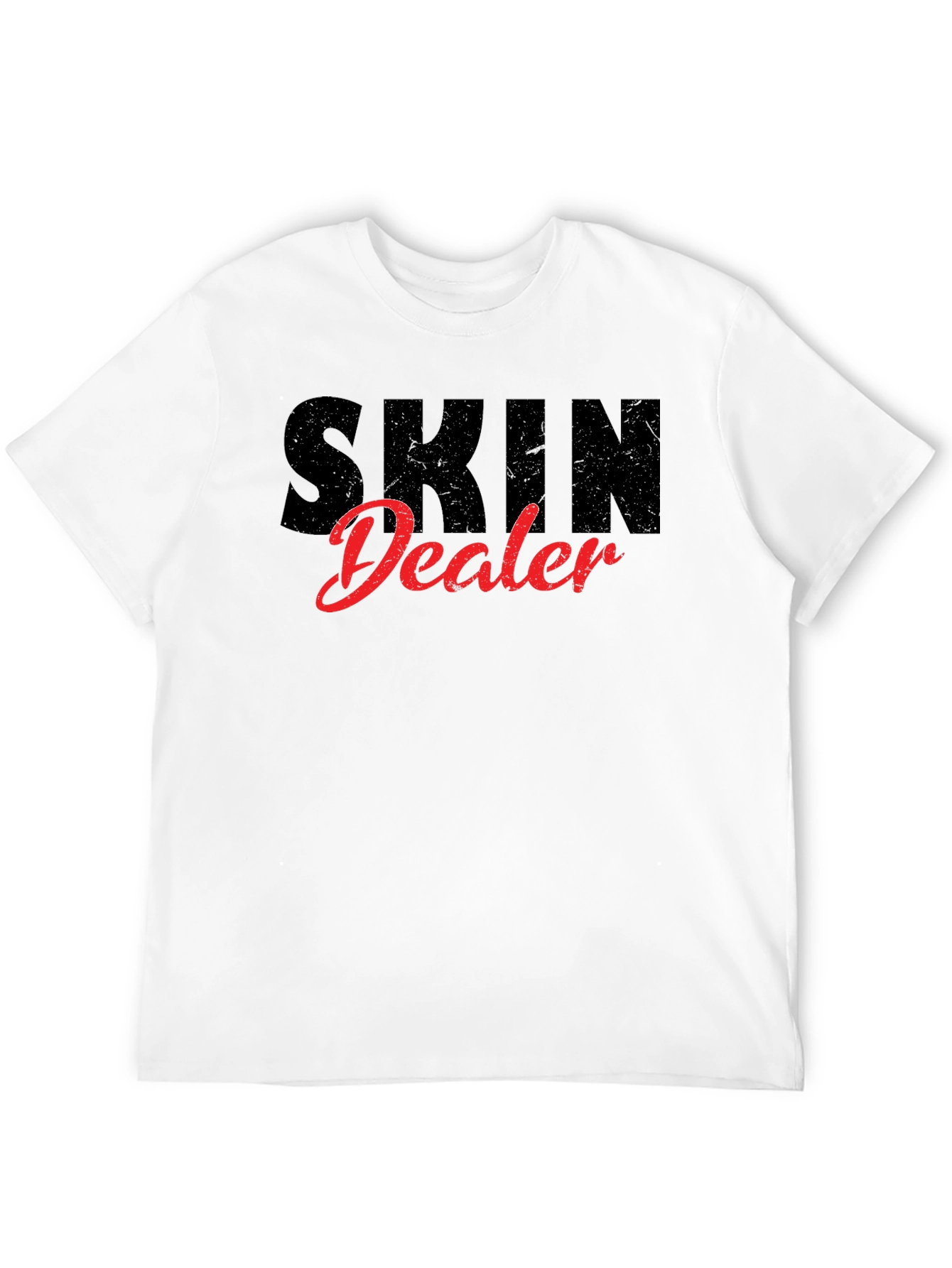 Skin Dealer Black Graphic T-Shirt