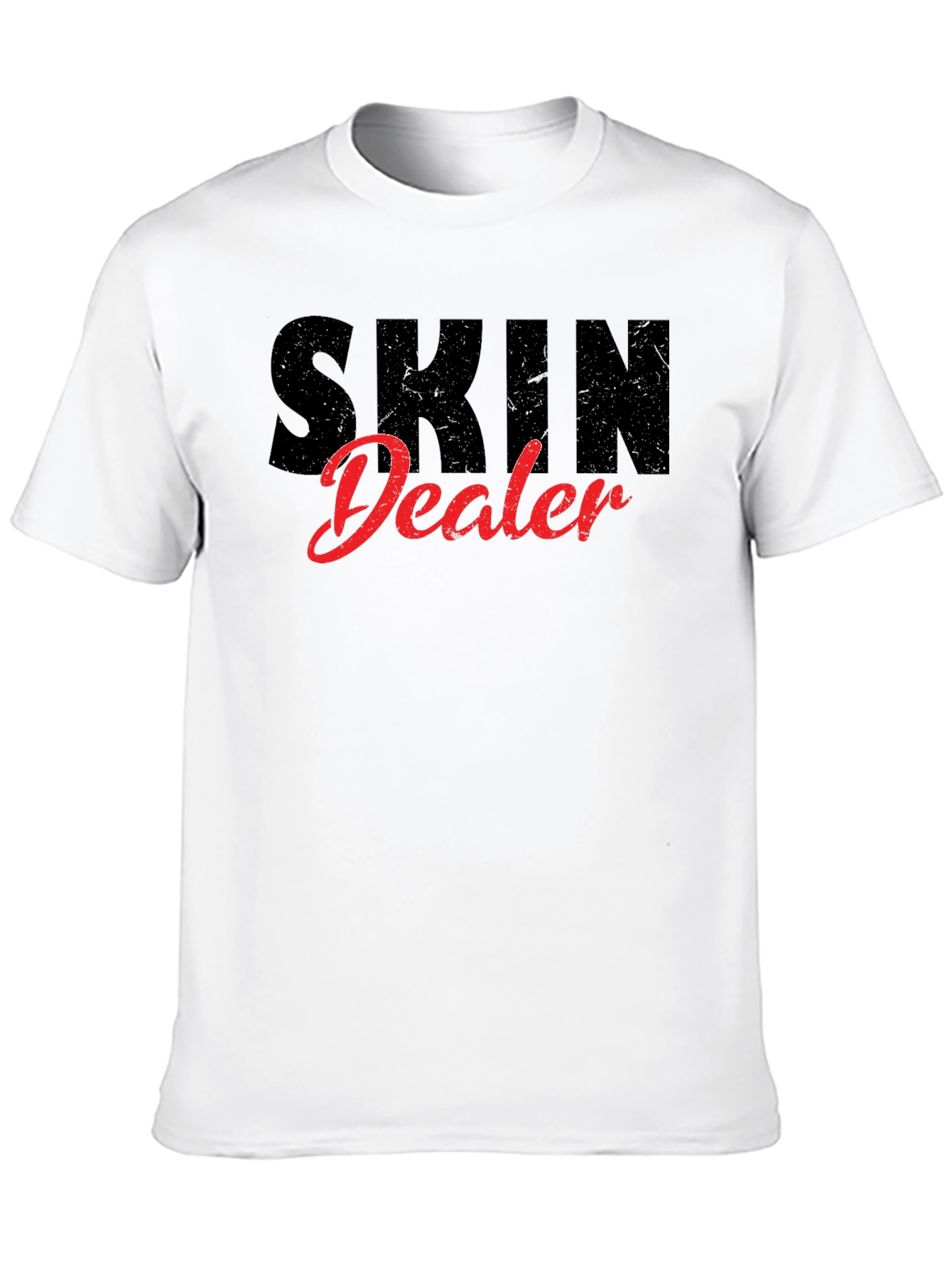 Skin Dealer Black Graphic T-Shirt