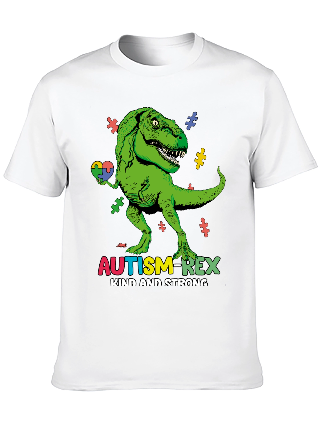 Autism-Rex Kind and Strong T-Shirt