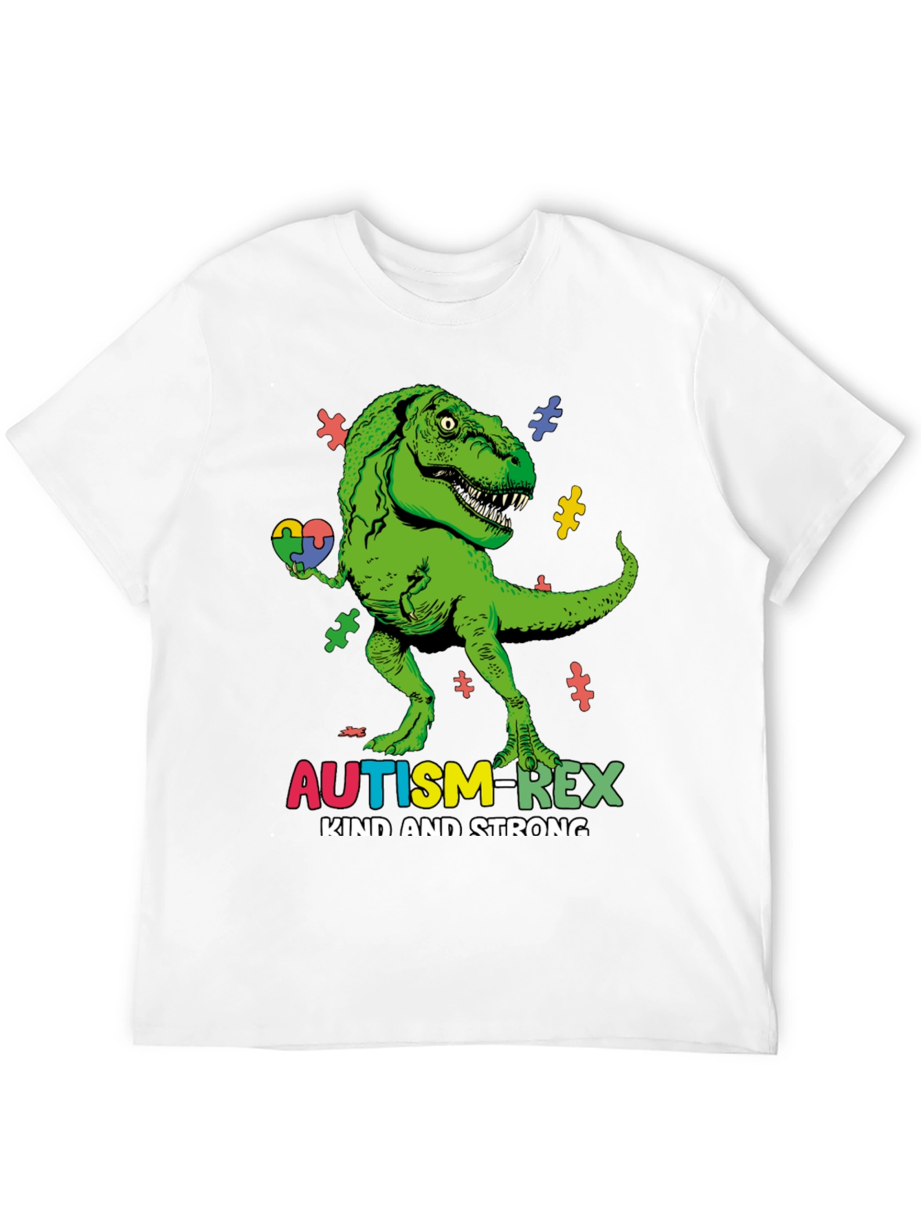 Autism-Rex Kind and Strong T-Shirt