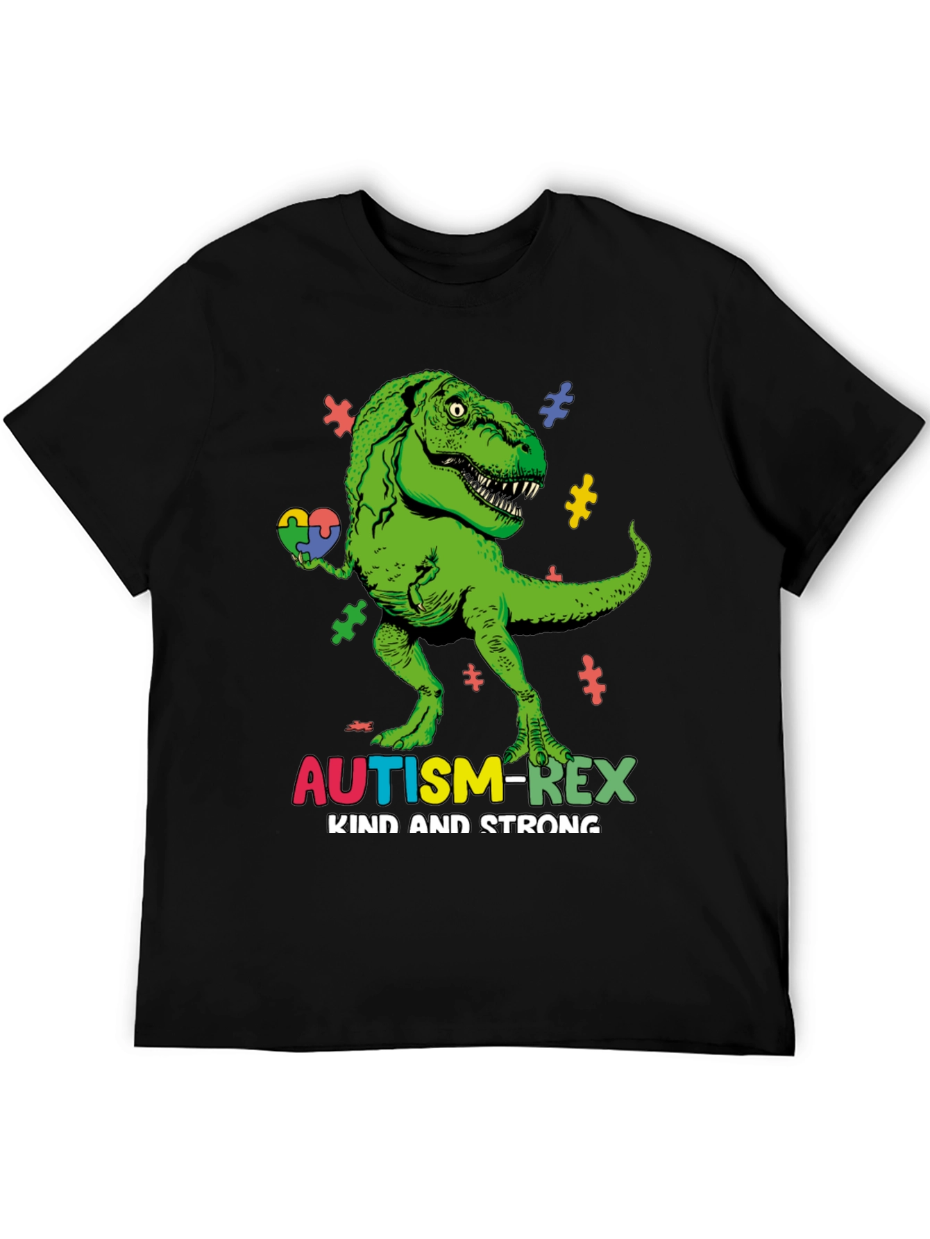 Autism-Rex Kind and Strong T-Shirt