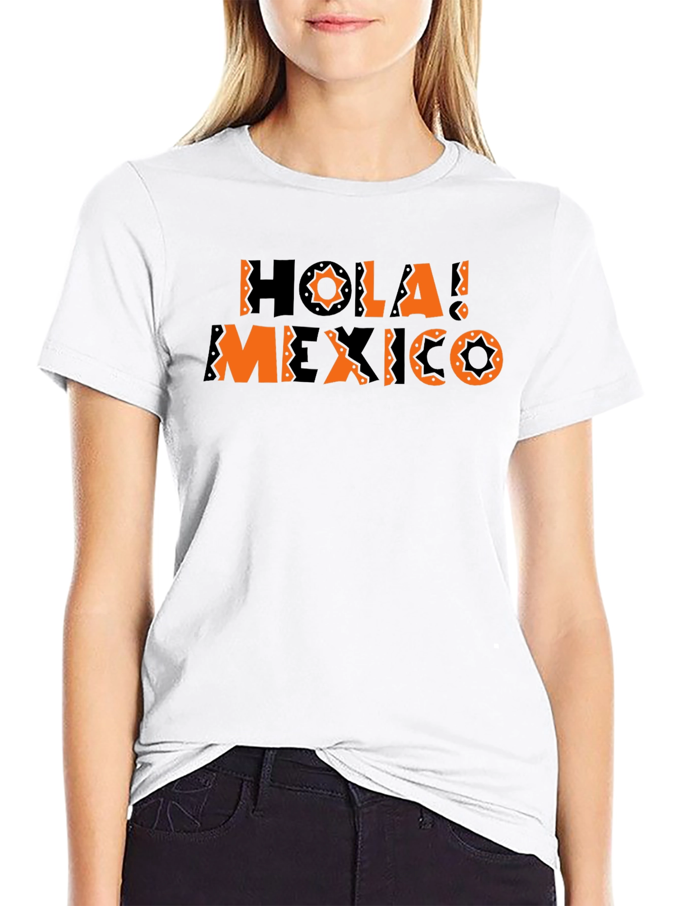 Hola Mexico Graphic T-Shirt