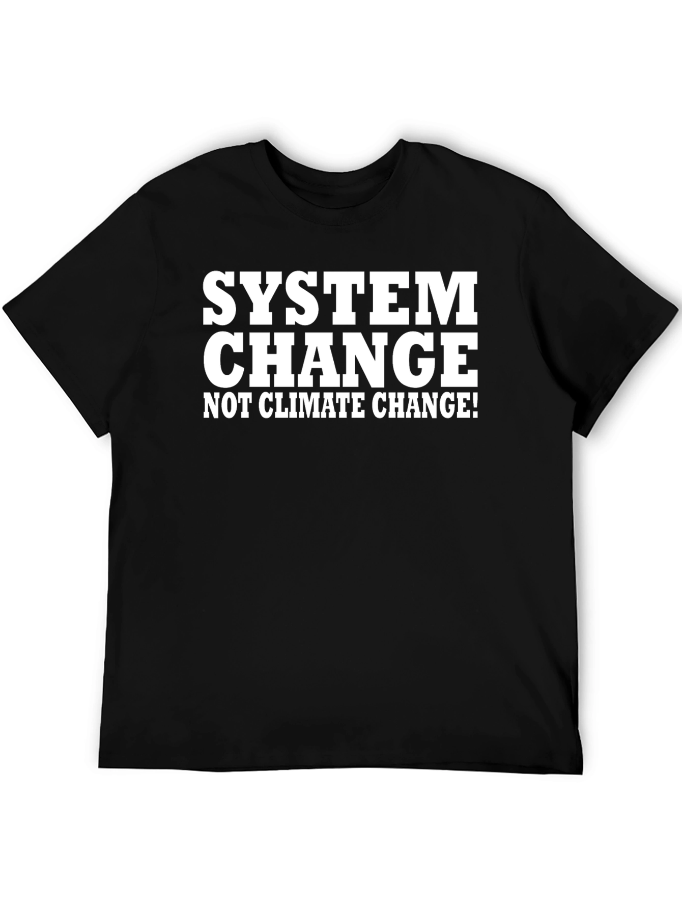 System Change Graphic Tee - Eco-Conscious Activism