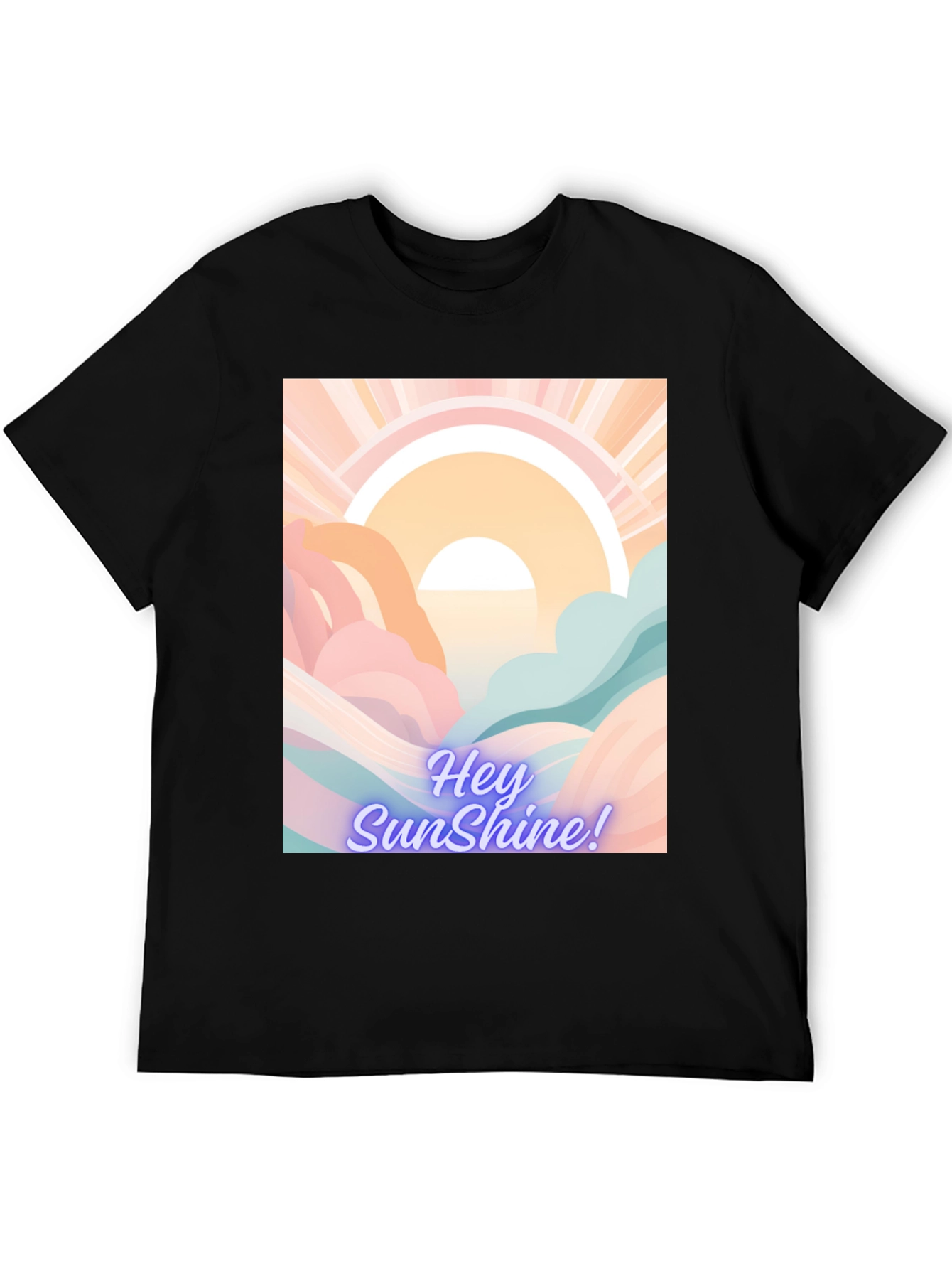 Hey Sunshine Graphic Tee - Trendy Comfort