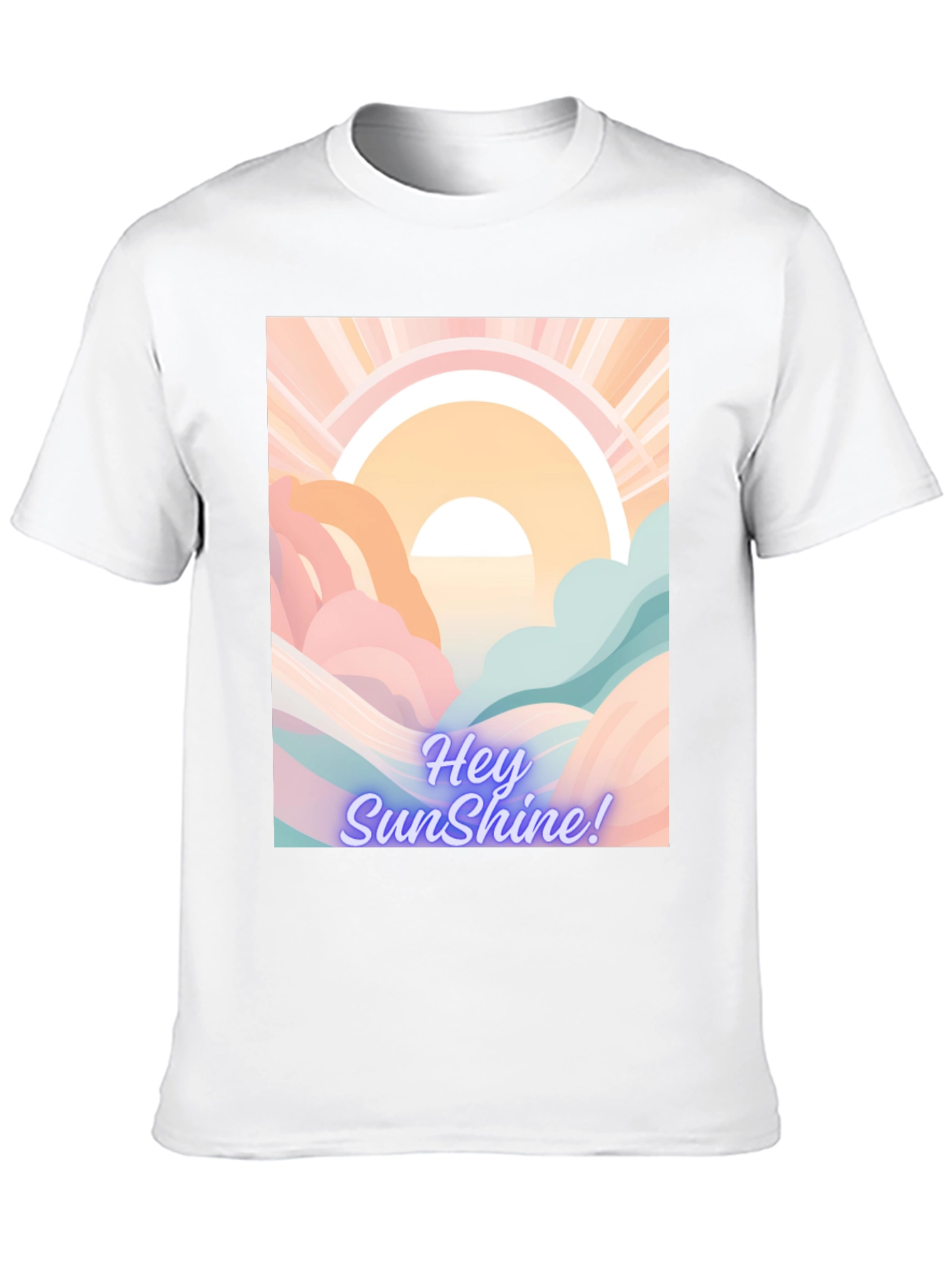 Hey Sunshine Graphic Tee - Trendy Comfort