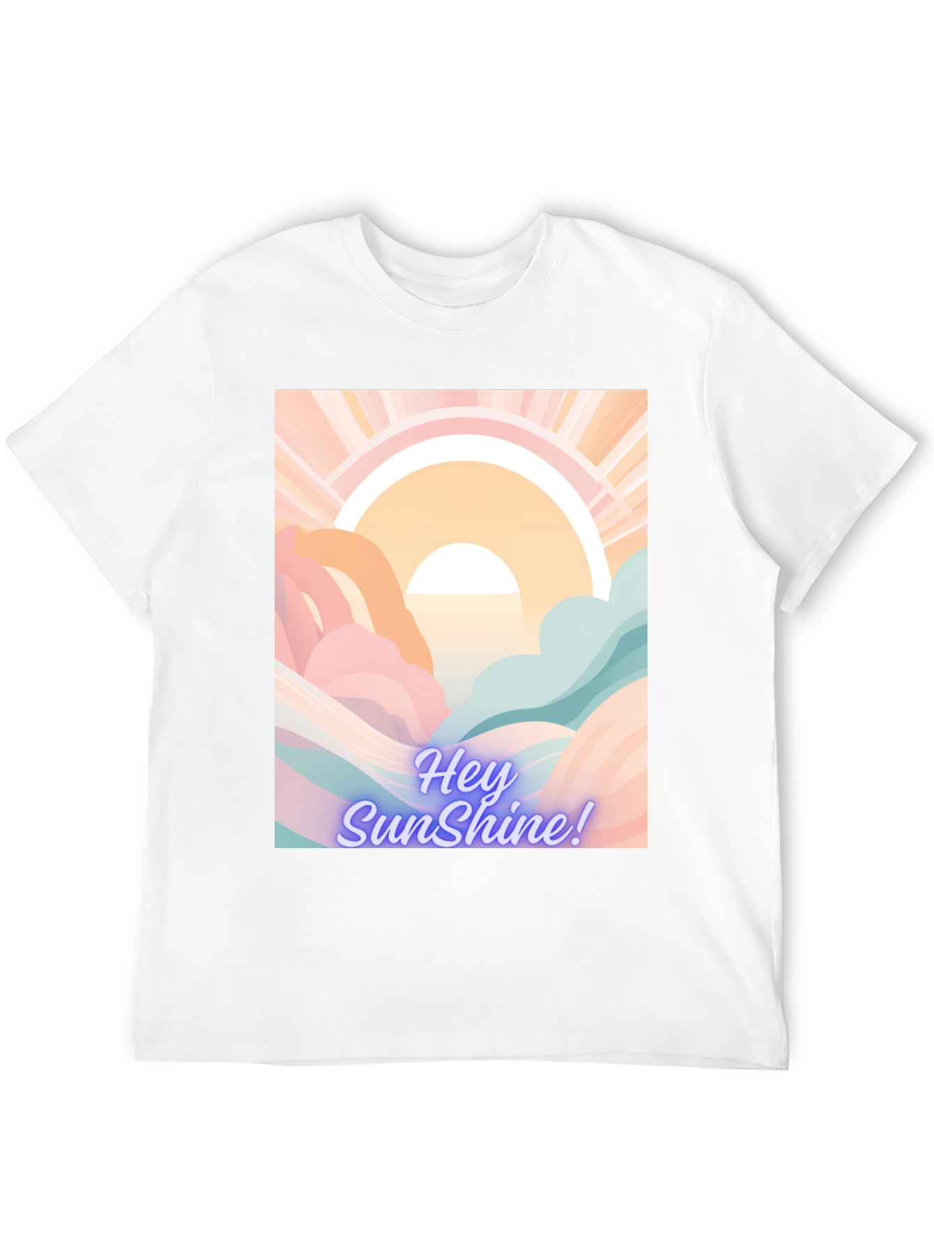 Hey Sunshine Graphic Tee - Trendy Comfort
