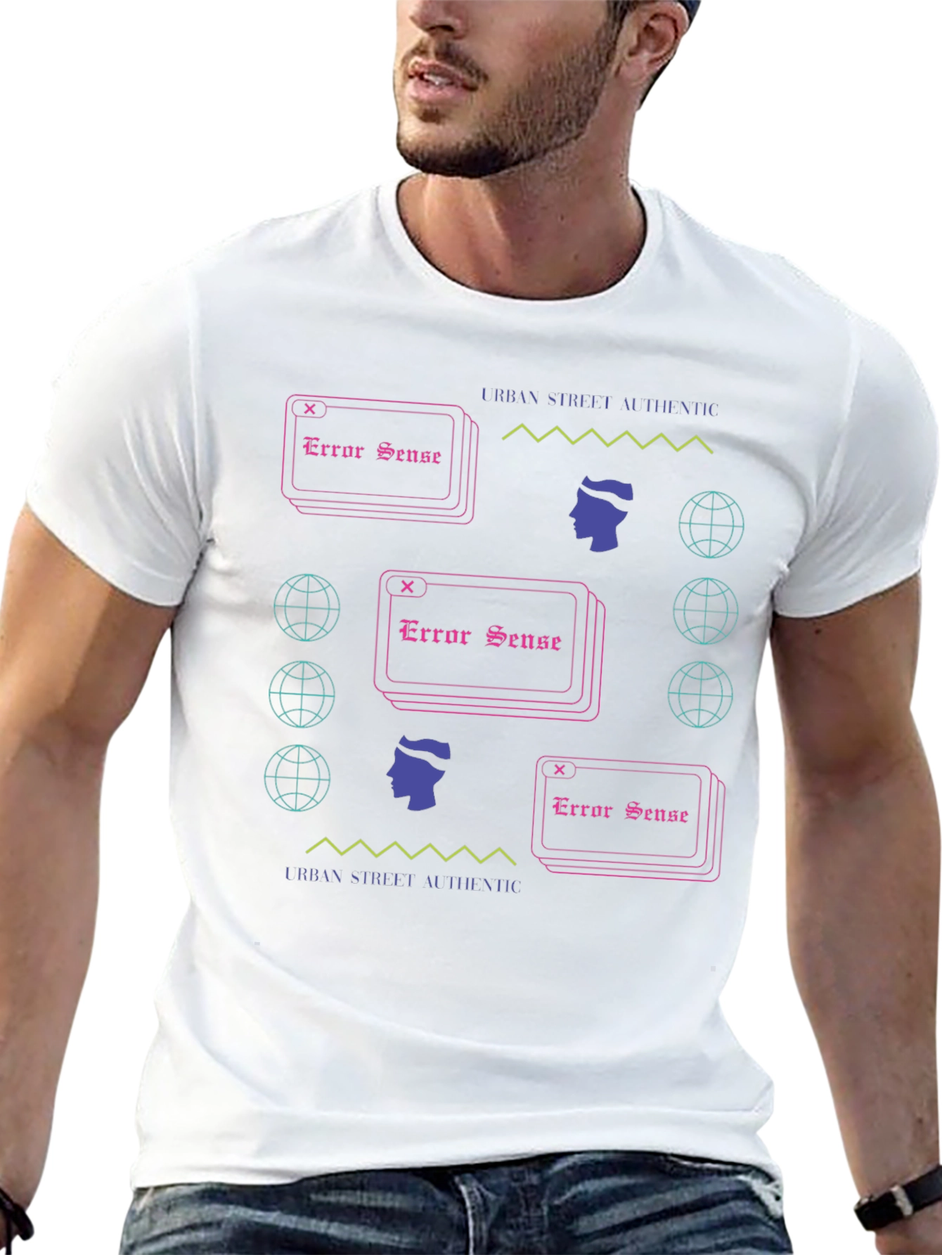 Urban Street Error Sense Graphic Tee