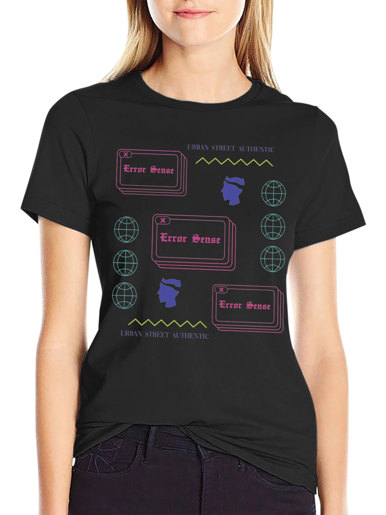 Urban Street Error Sense Graphic Tee