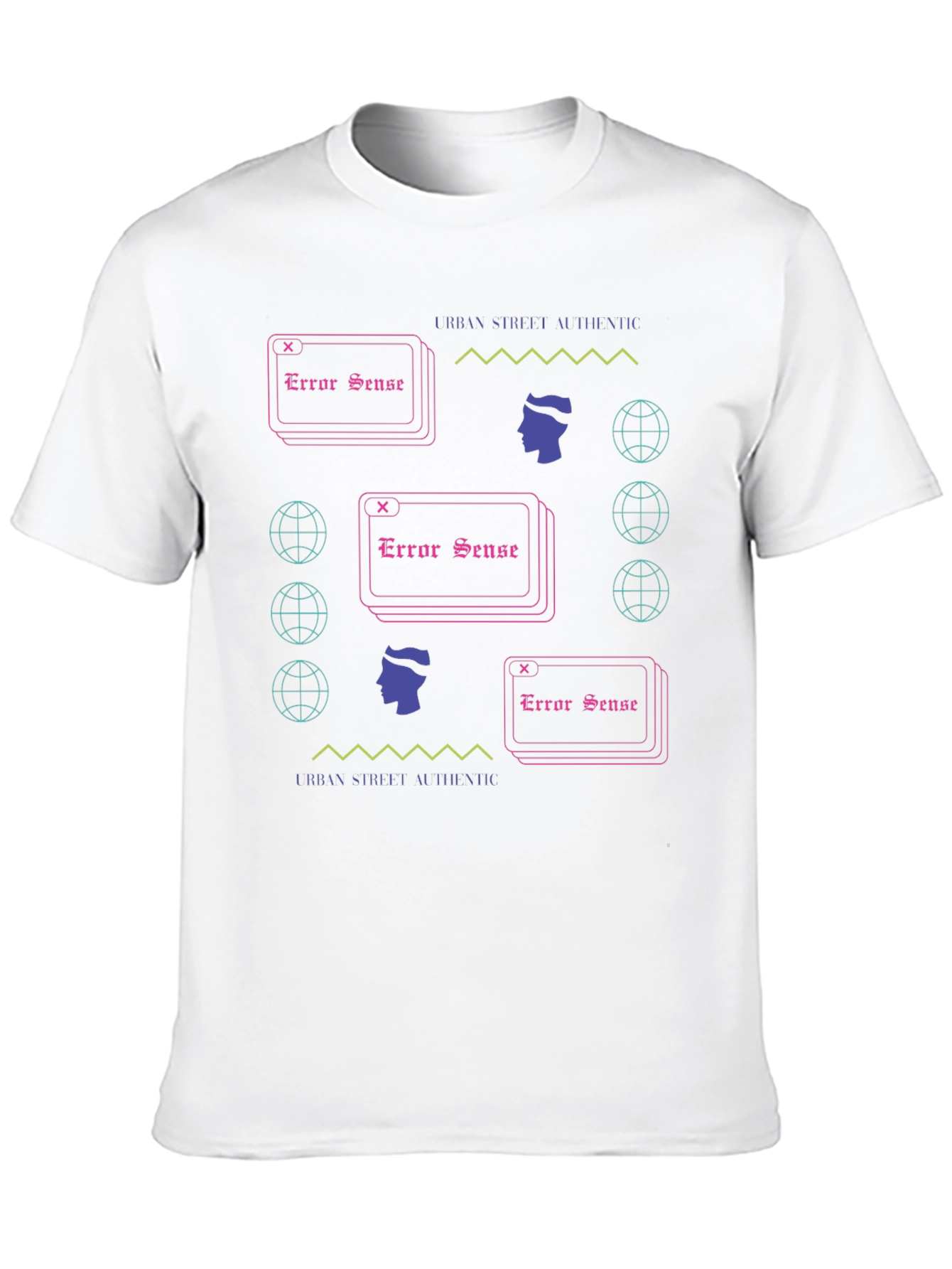 Urban Street Error Sense Graphic Tee