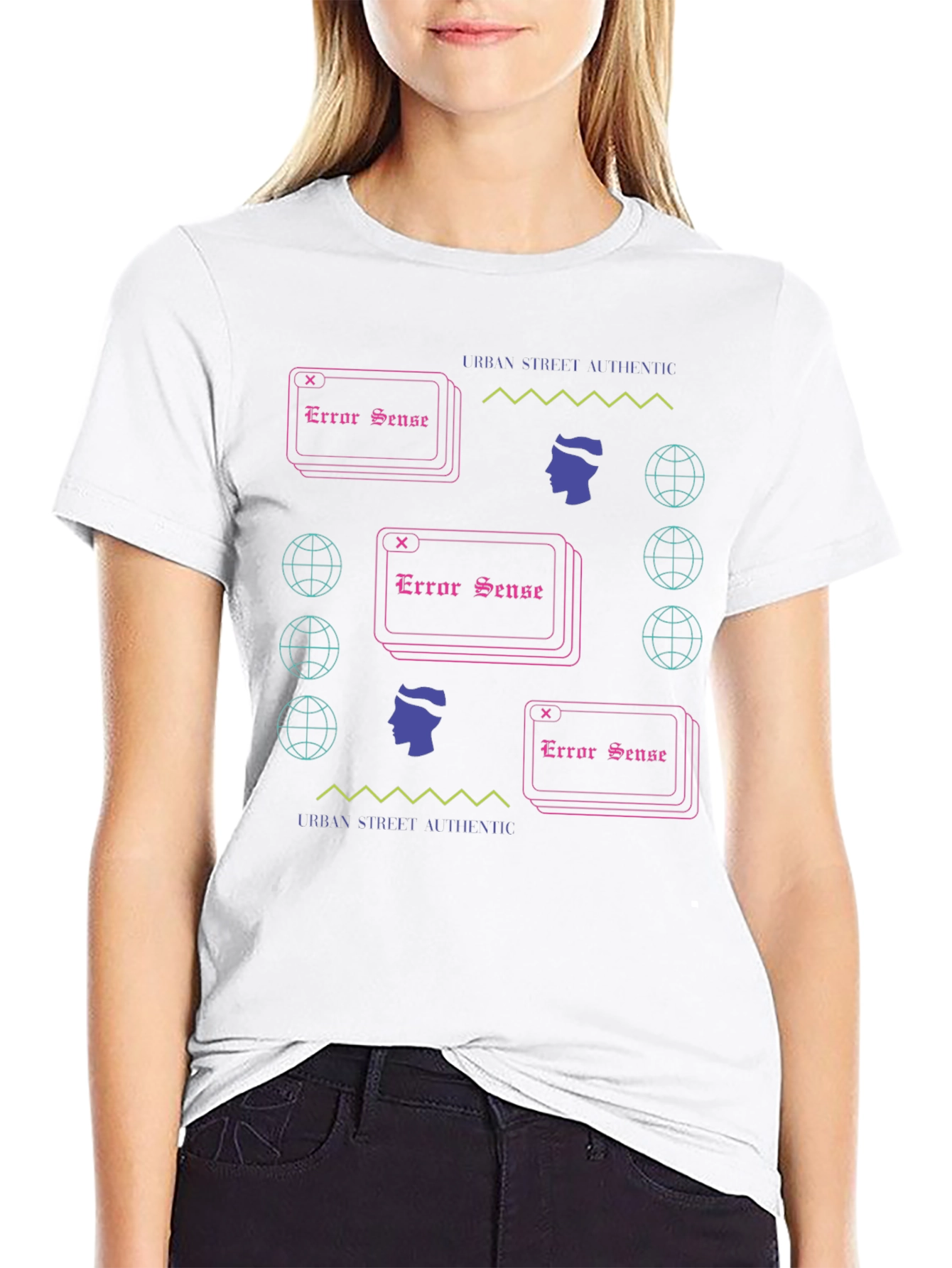 Urban Street Error Sense Graphic Tee